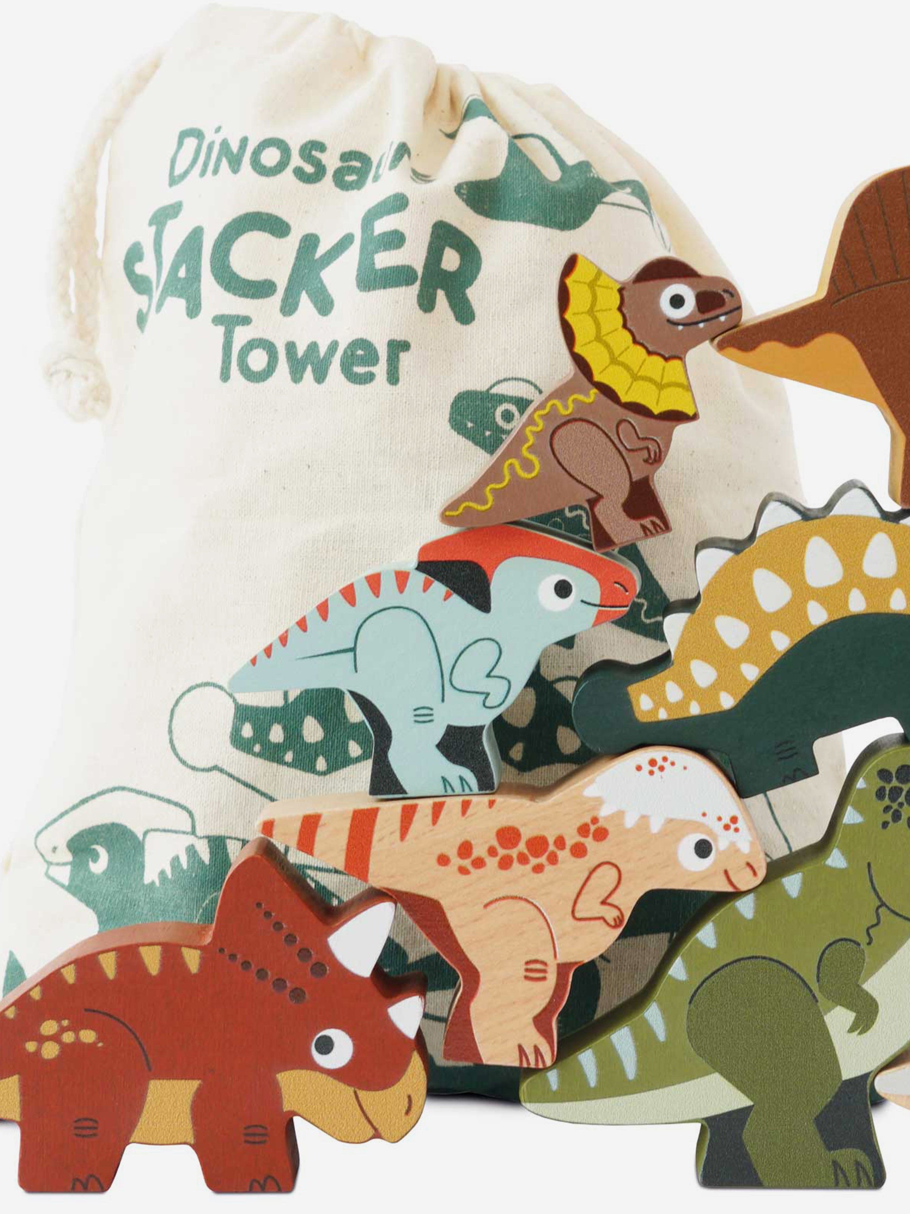 Jurassic Stacking Dinosaurs & Bag-10 Piece (W:9.6 x D:3 x H:7cm) Largest Supplier
