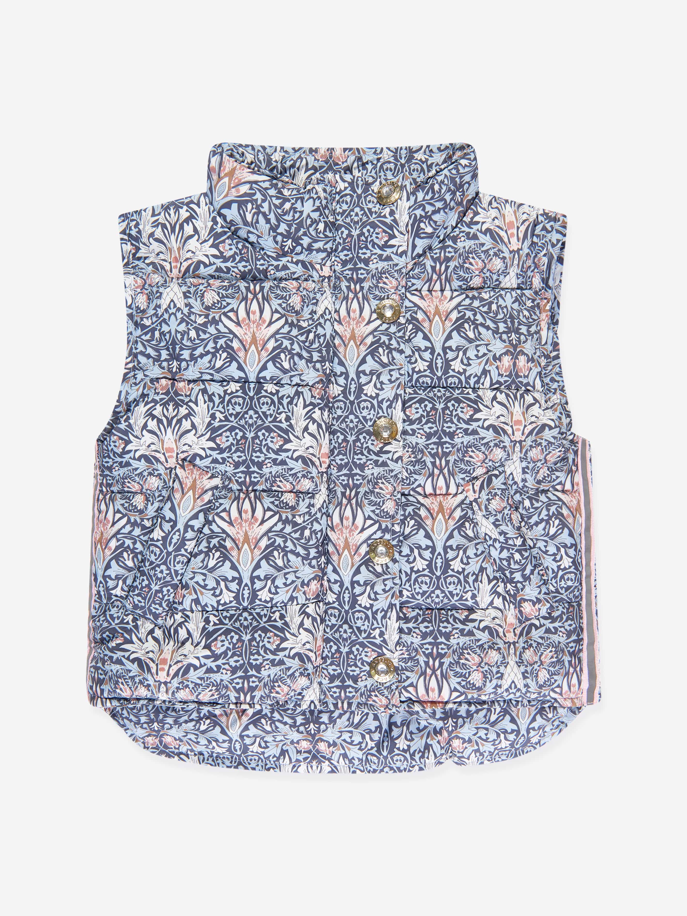 Angels Face Girls Tabatha Printed Gilet in Blue Discount With Mastercard