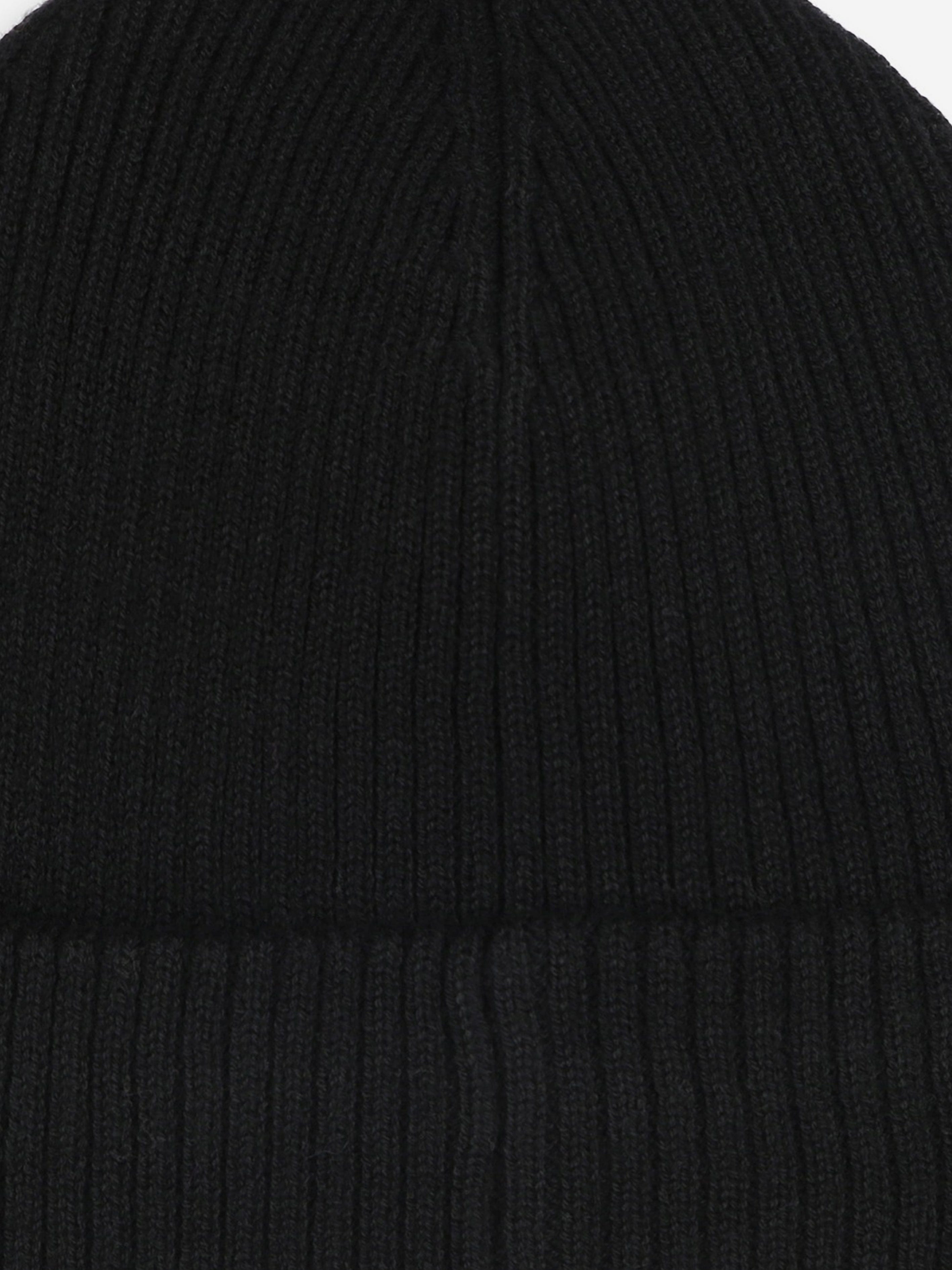 BOSS Boys Logo Beanie Hat in Black Fake Cheap Online