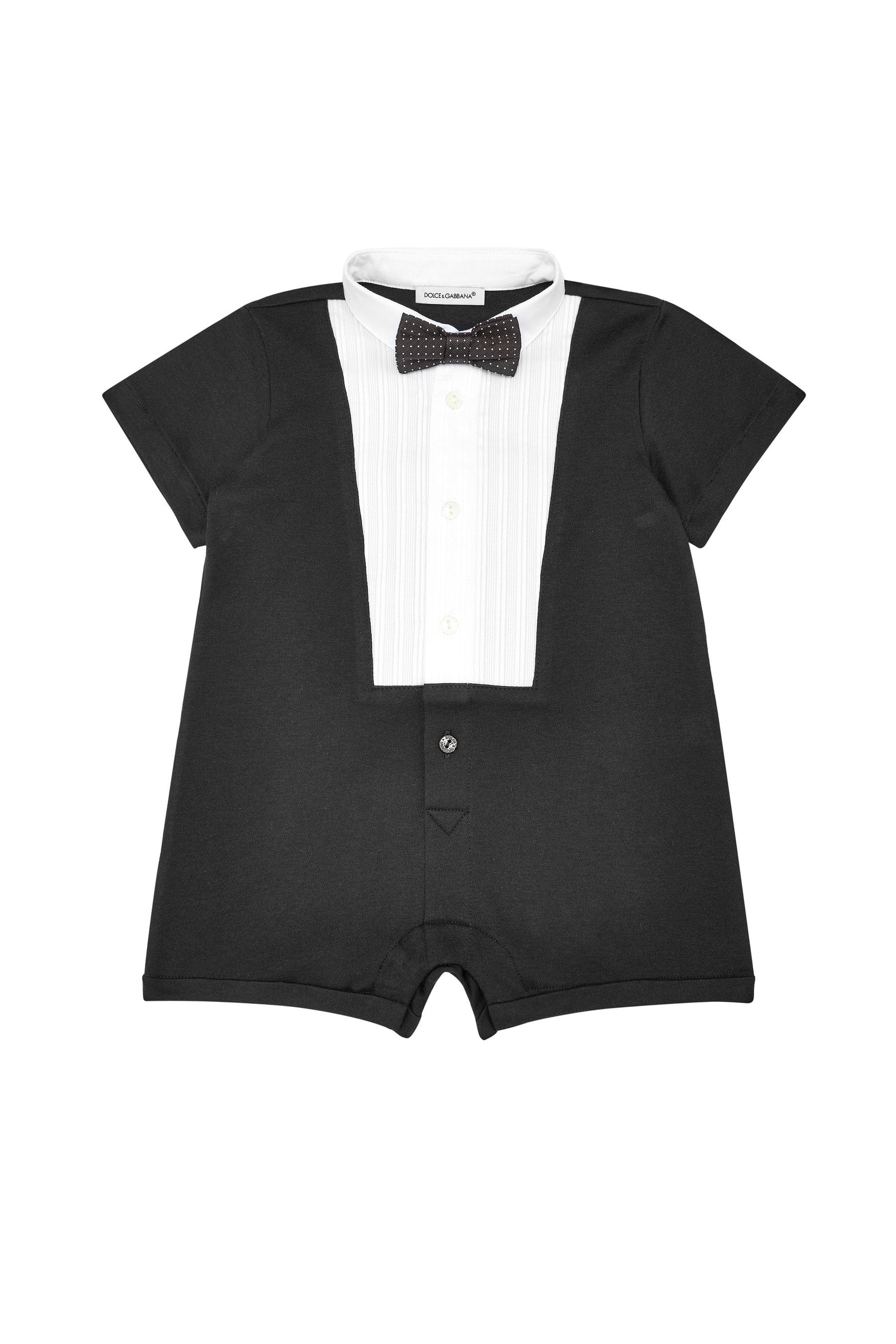 Dolce & Gabbana Baby Boys Tuxedo Romper in Black Cheap Sale Discounts