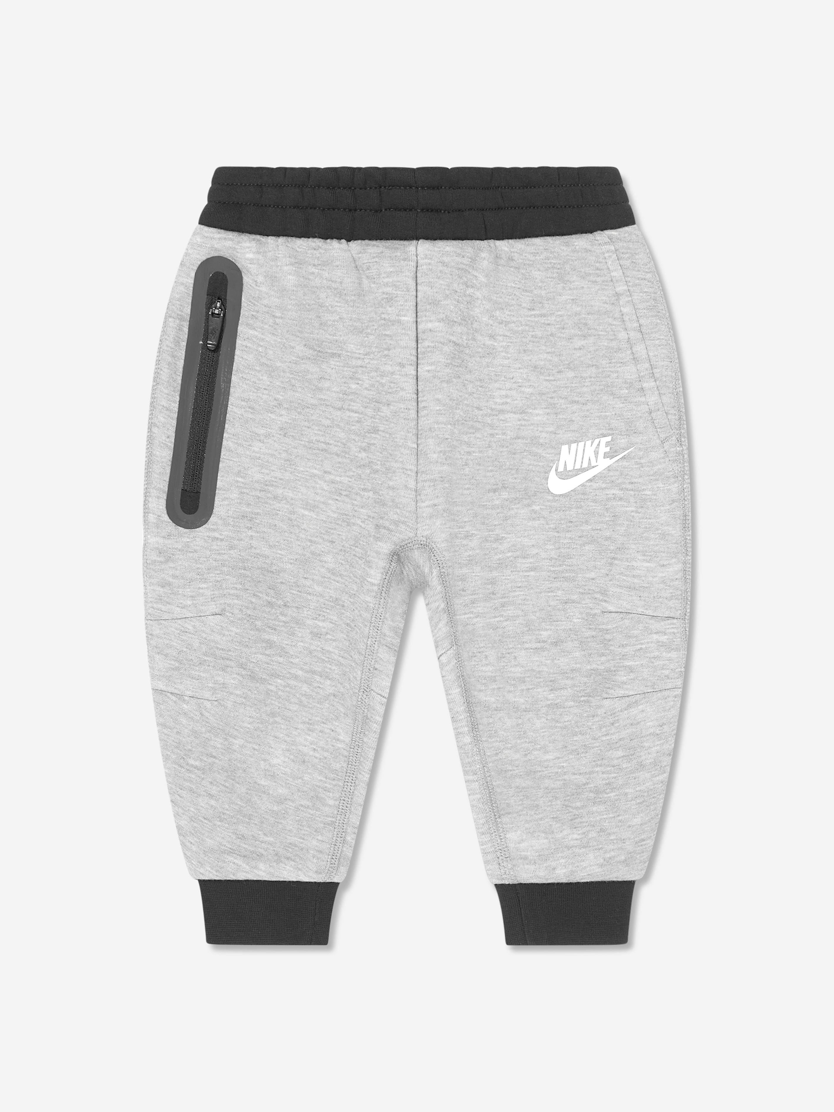 Kids Tech Fleece Hooded Full Zip Tracksuit in Grey New Arrival For Sale