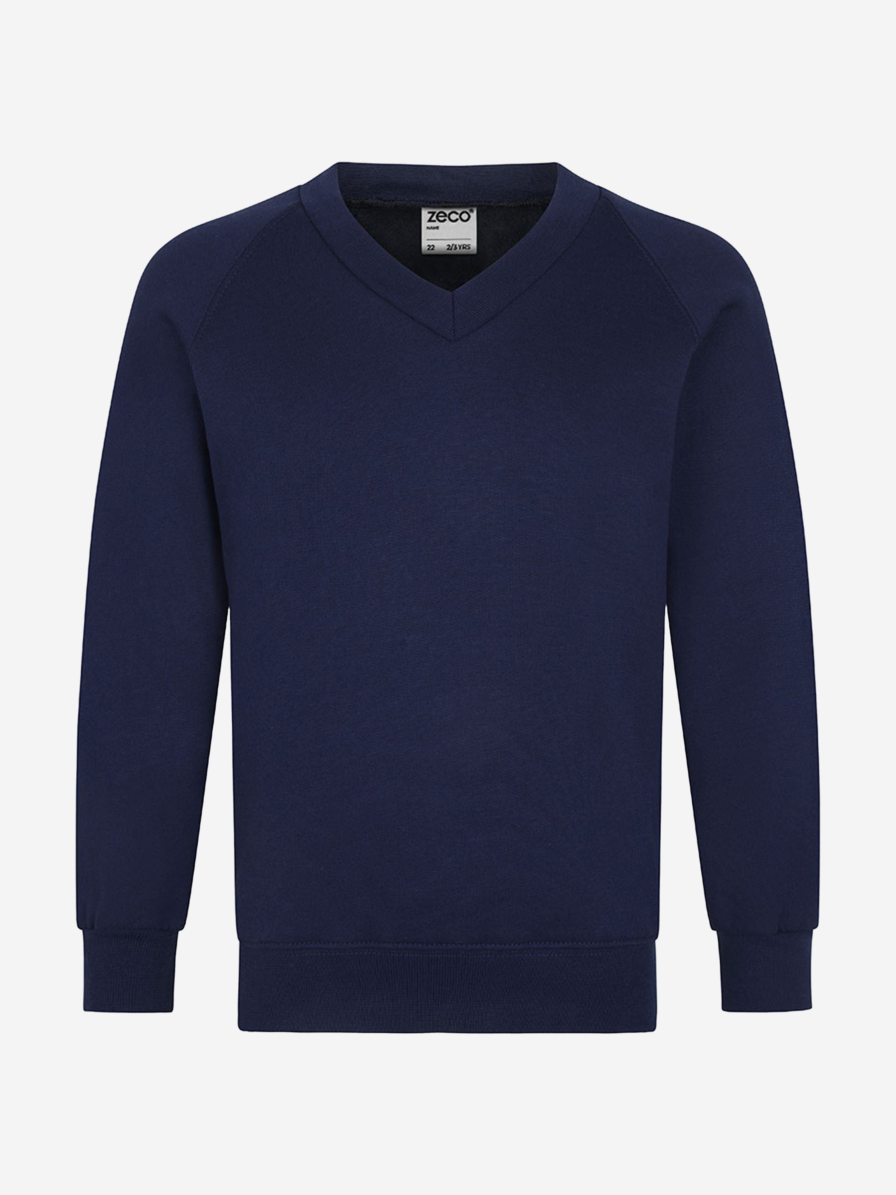 Zeco Kids School V-Neck Sweatshirt in Navy Visit Cheap Pice