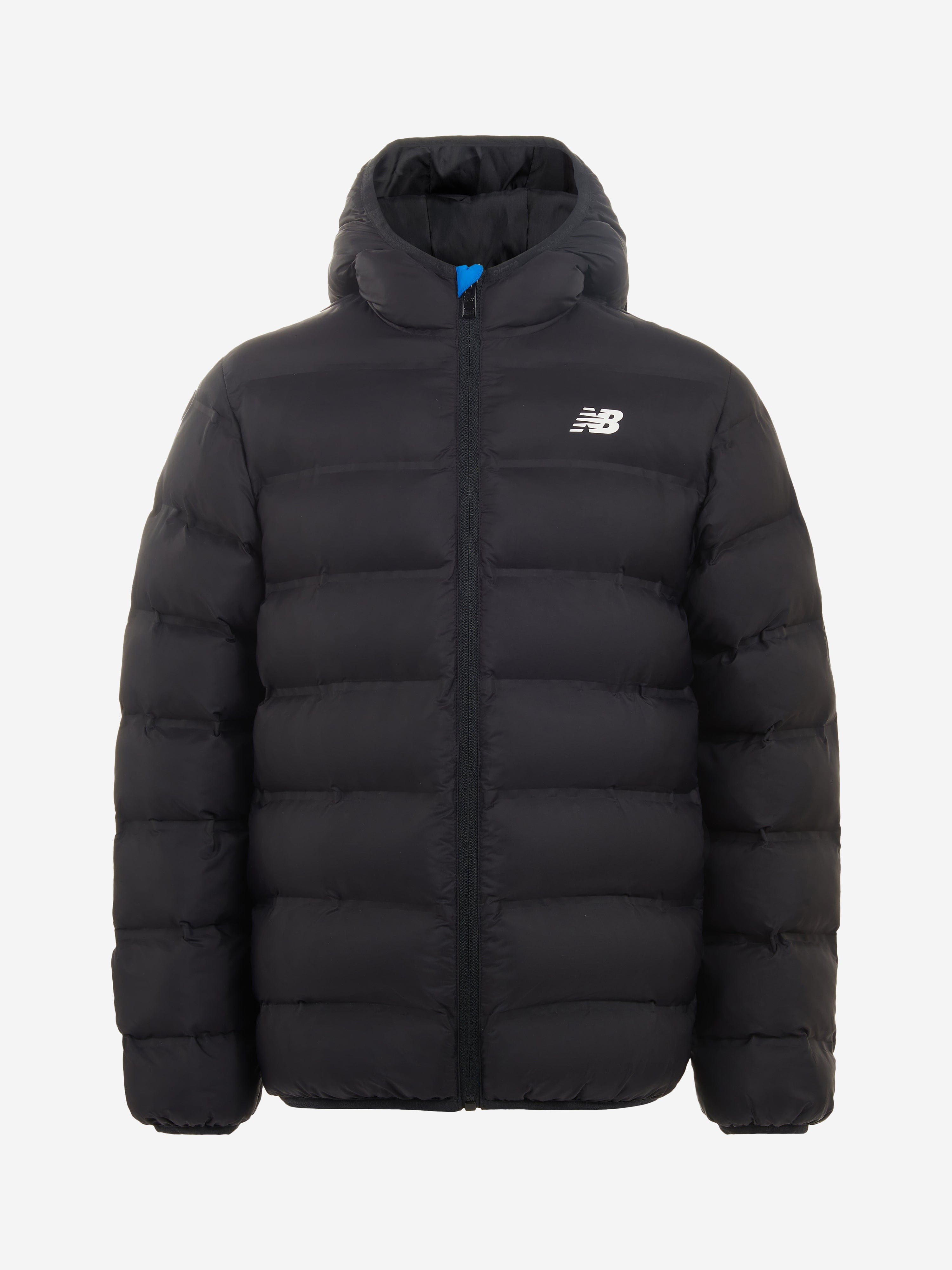 New Balance Boys Bond Quilted Jacket in Black Clearance Recommend