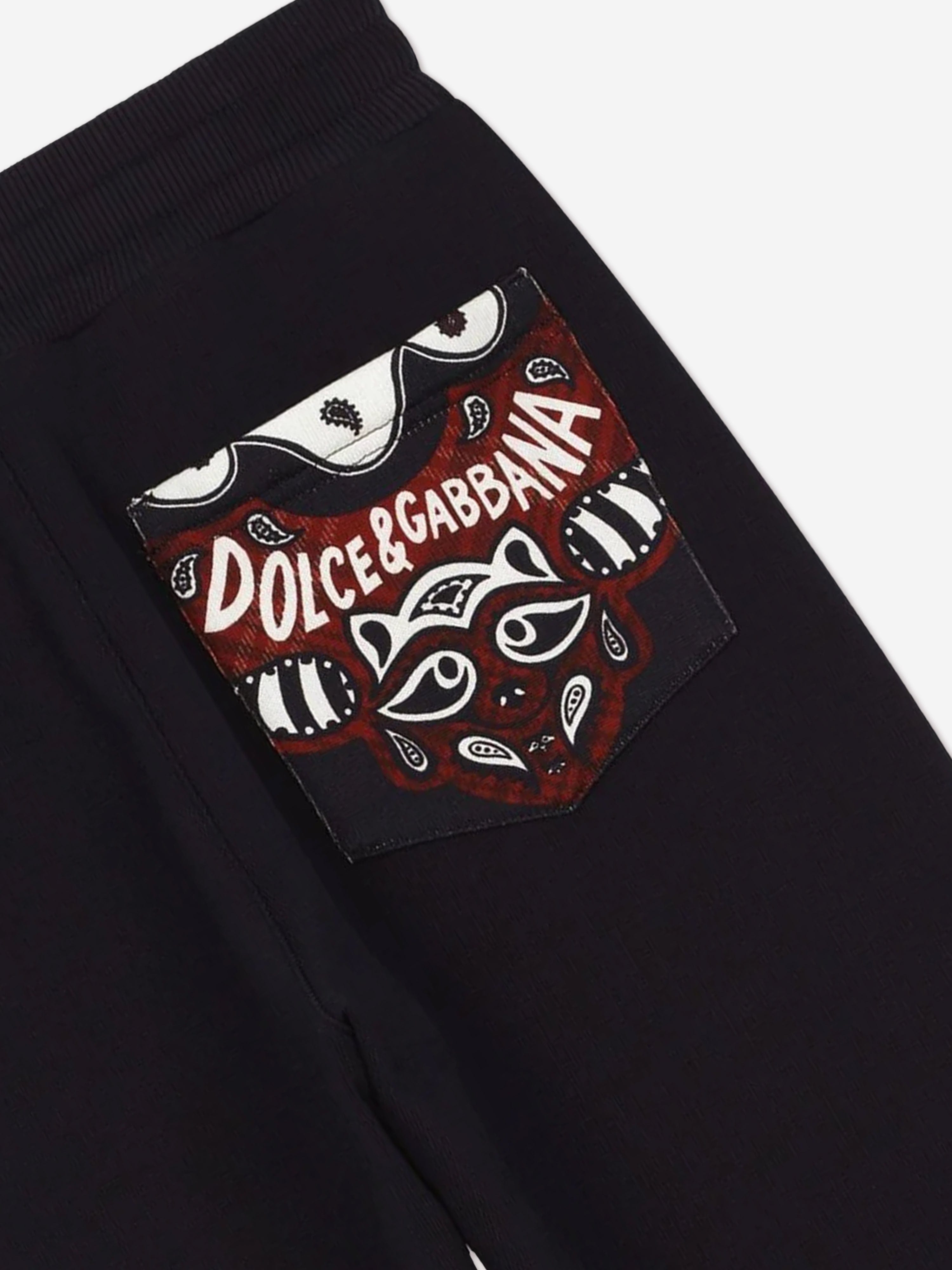 Dolce & Gabbana Boys Logo Joggers in Navy Clearance Get To Buy