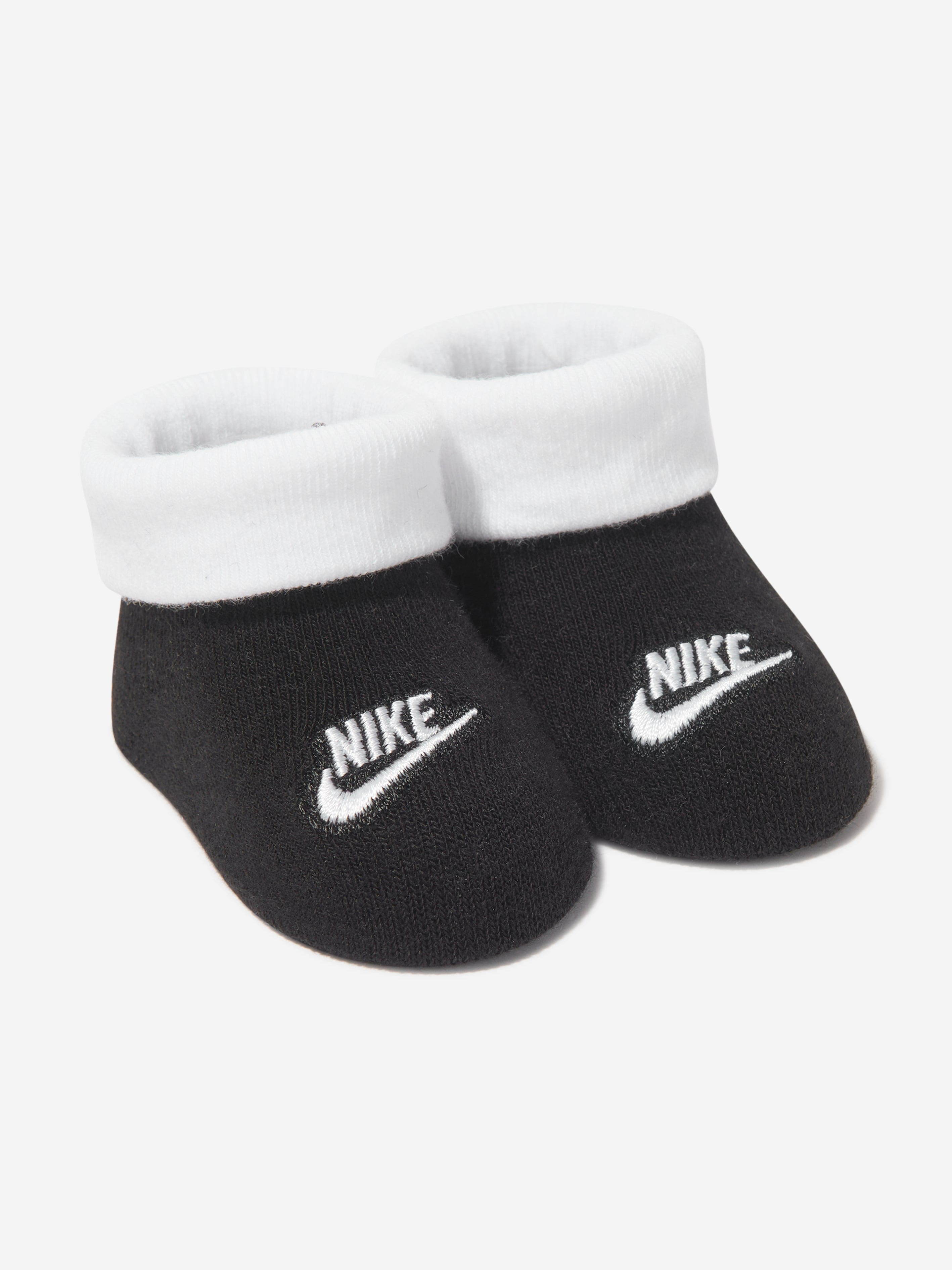 Nike Baby Boys Futura Bootie Socks Set in Black Sale Authentic