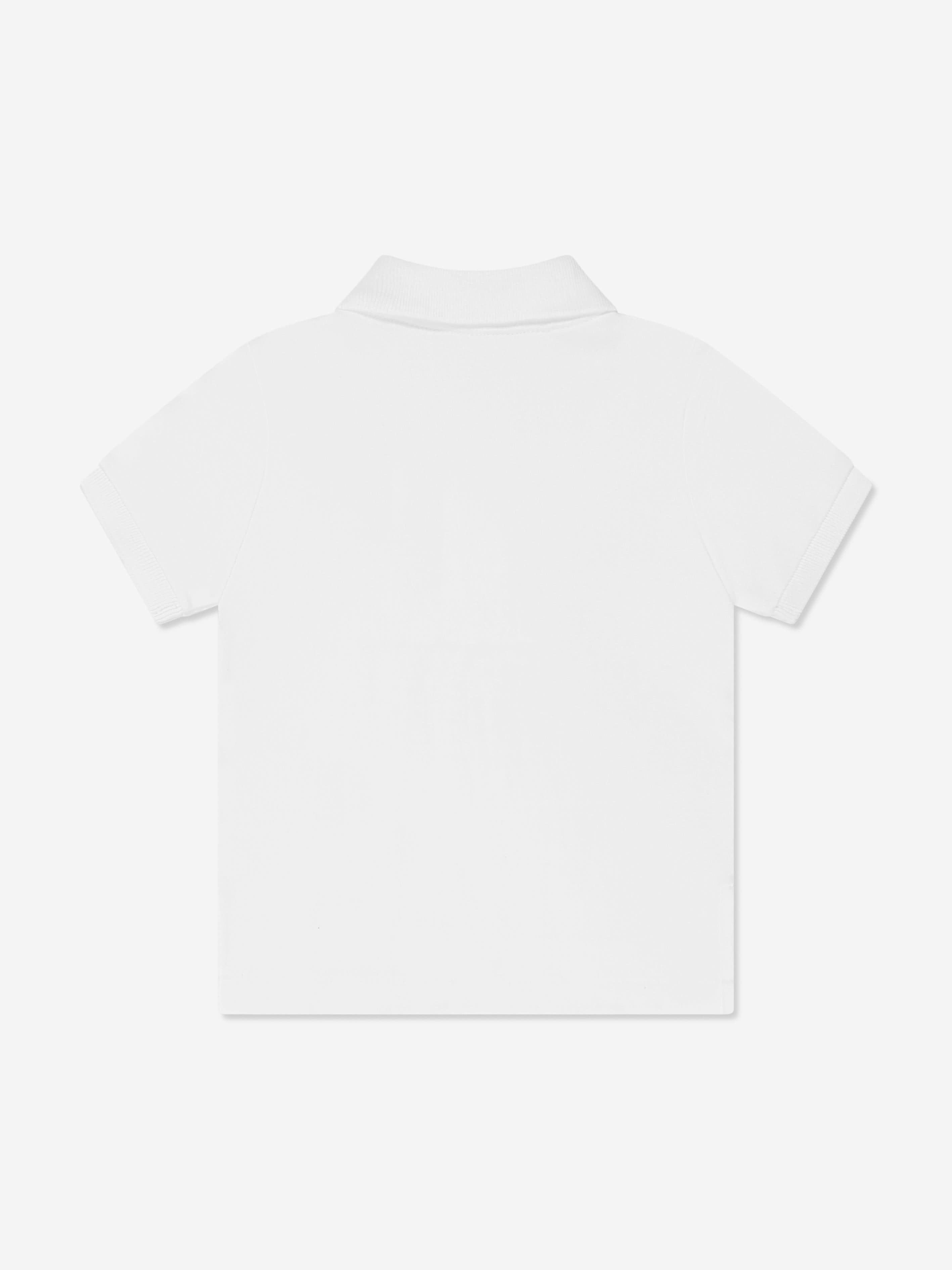 Ralph Lauren Baby Boys Logo Polo Shirt in White Free Shipping Wholesale Pice