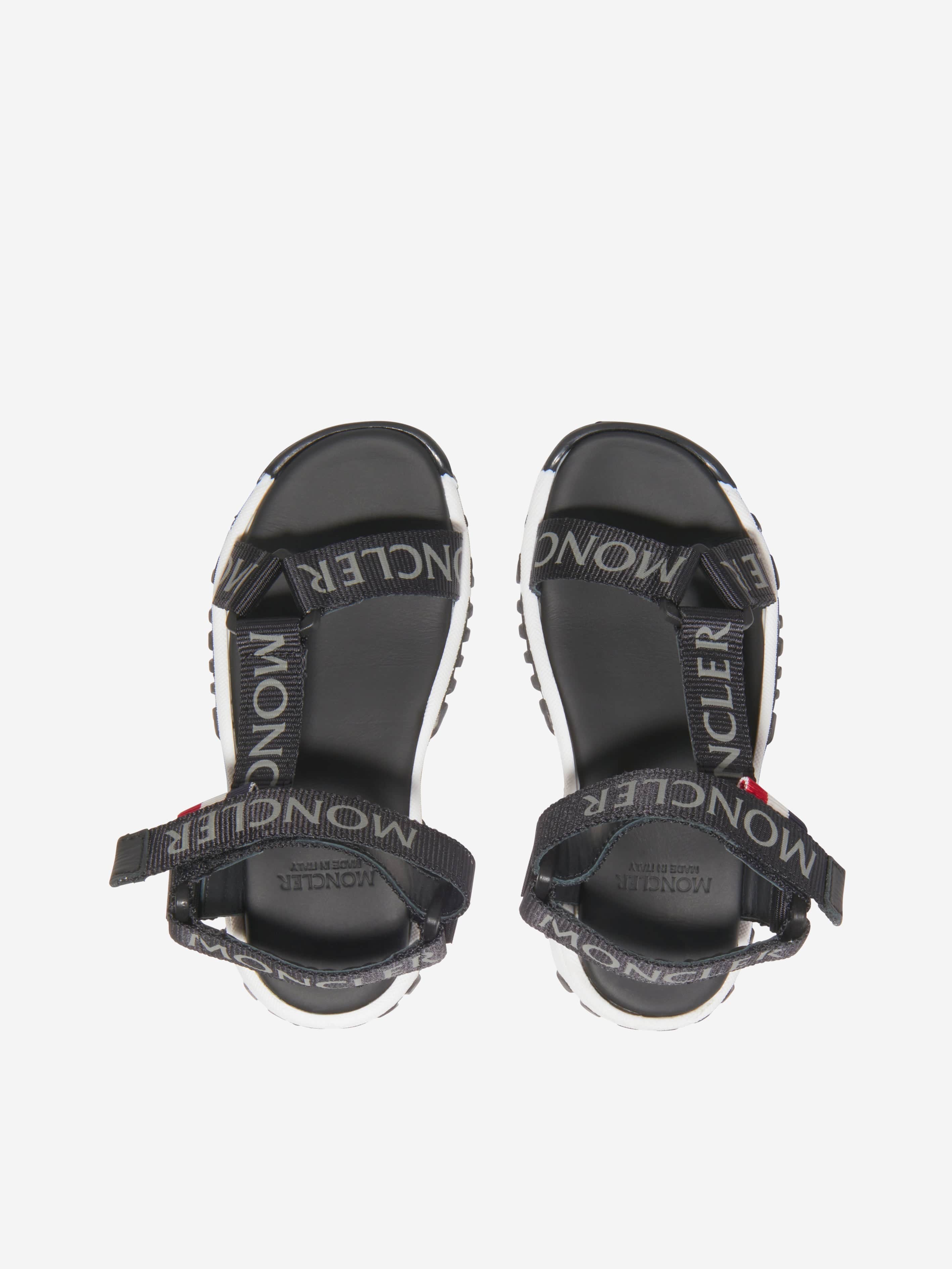 Moncler Enfant Unisex Logo Strap Sandals Cheap Brand New Unisex