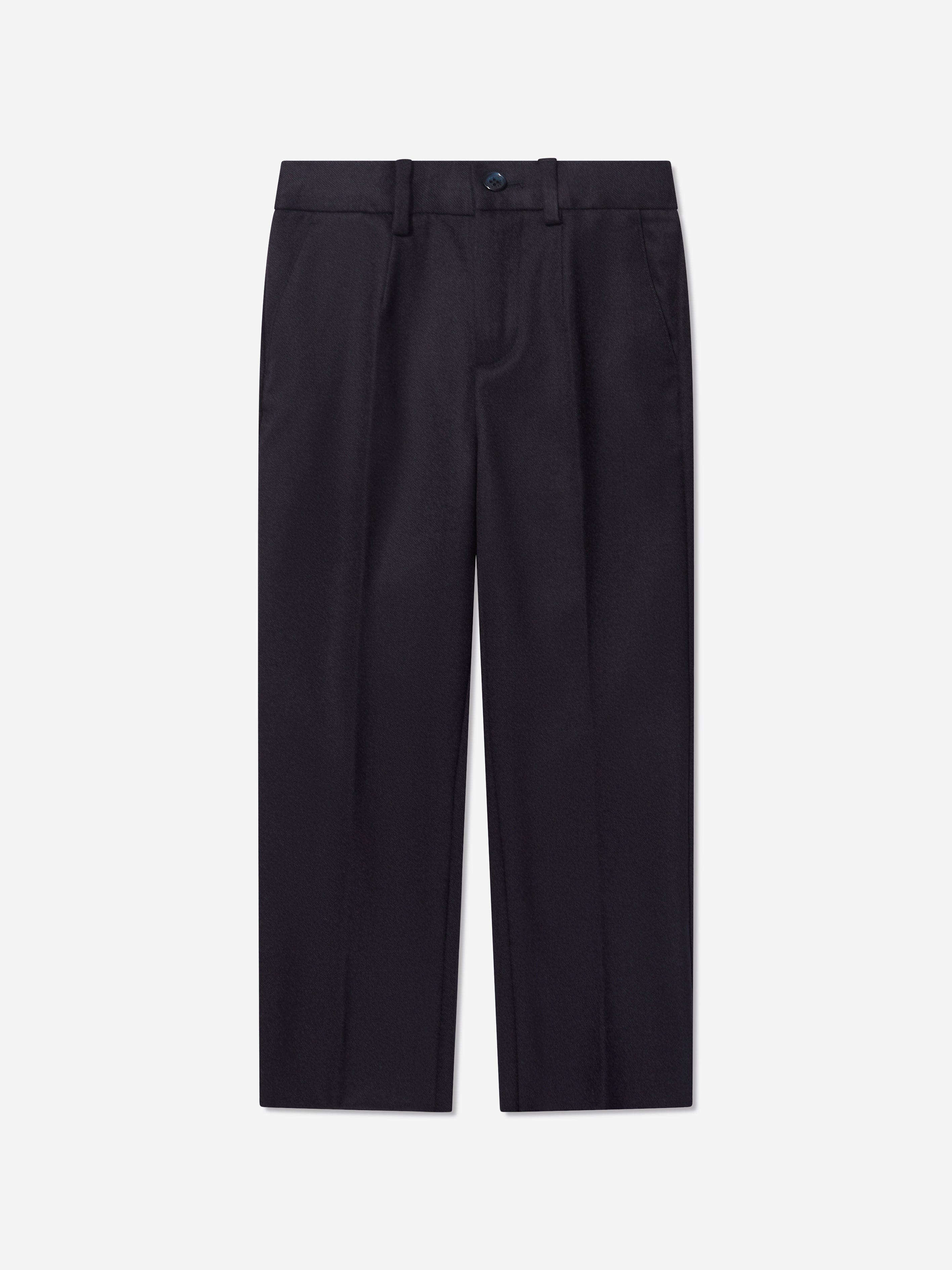 Dolce & Gabbana Boys Slim Fit Trousers in Navy Discount Free Shipping