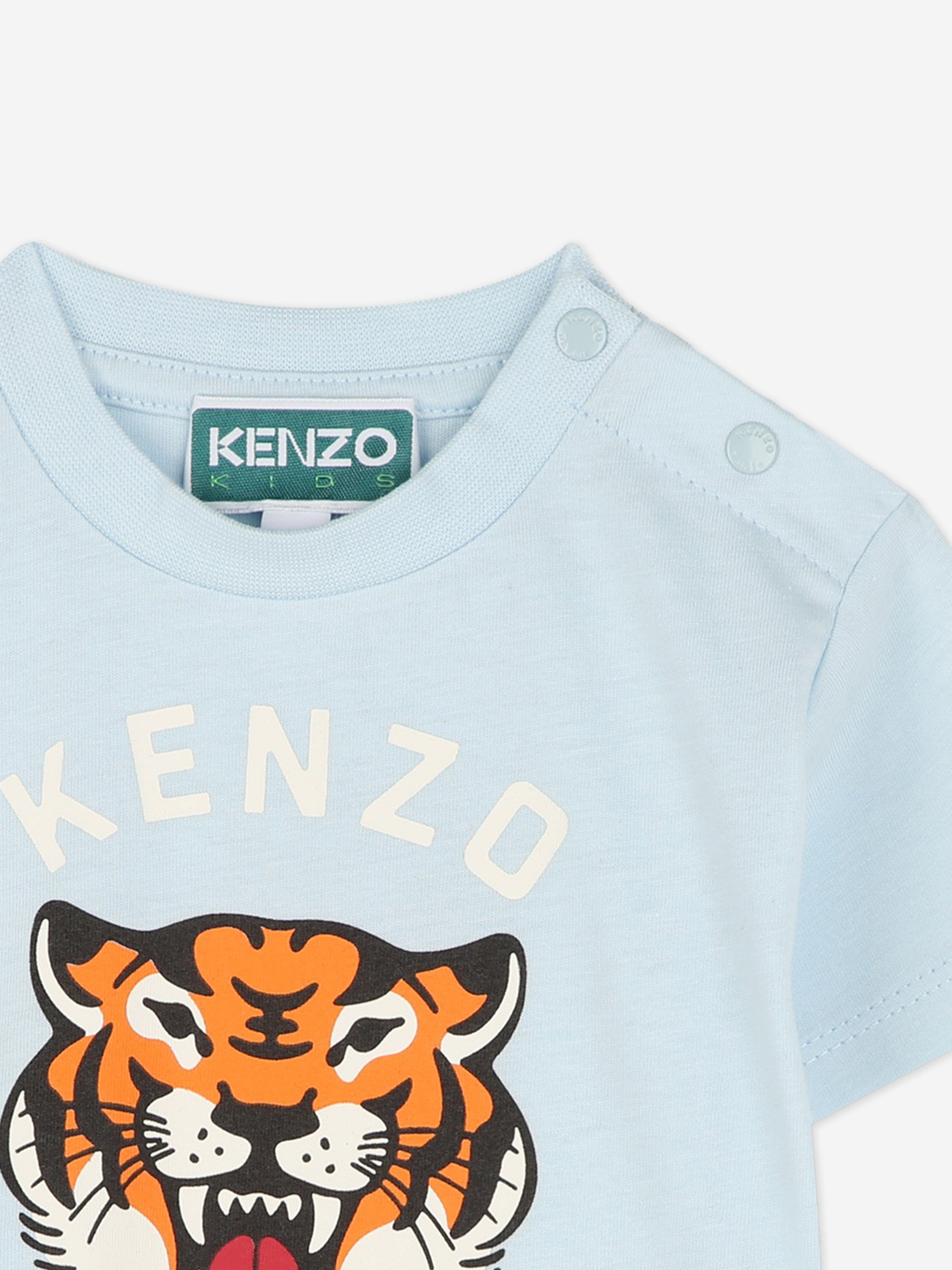 Baby Tiger Logo T-Shirt in Blue Looking For Sale Online