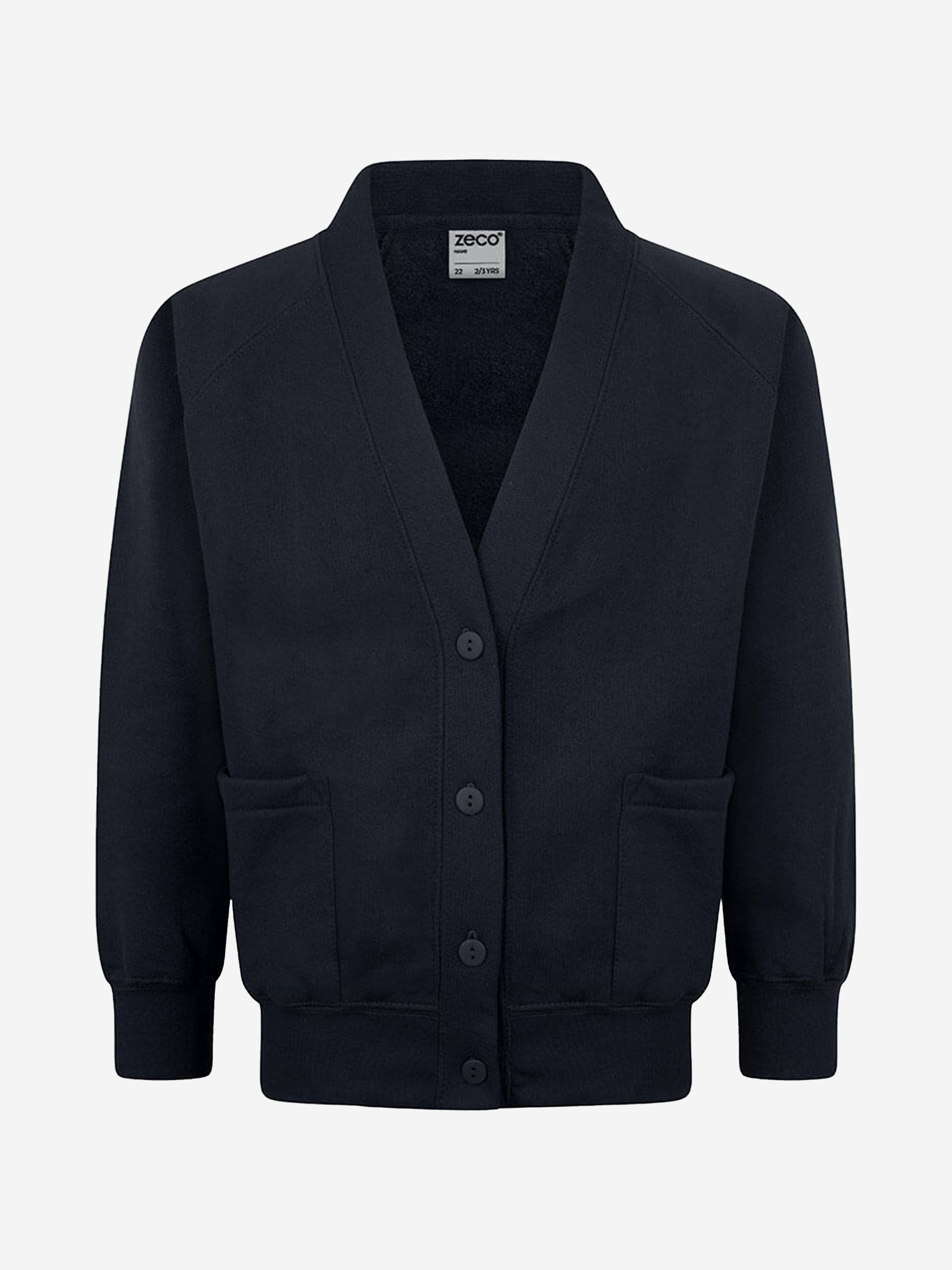 Zeco Kids School Sweatshirt Cardigan in Navy Clearance Clearance