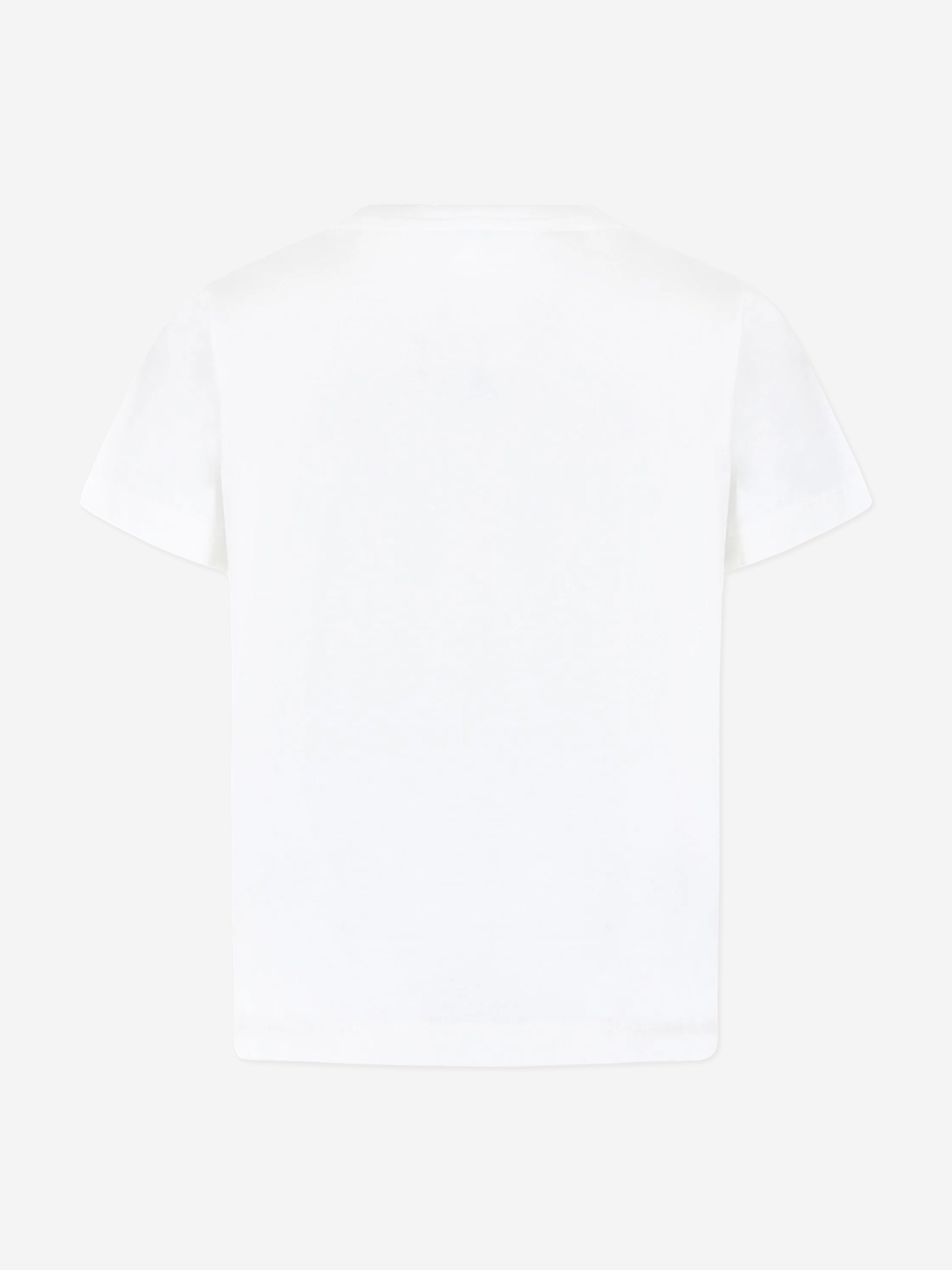 Moncler Enfant Boys Logo T-Shirt in Ivory Sale Official