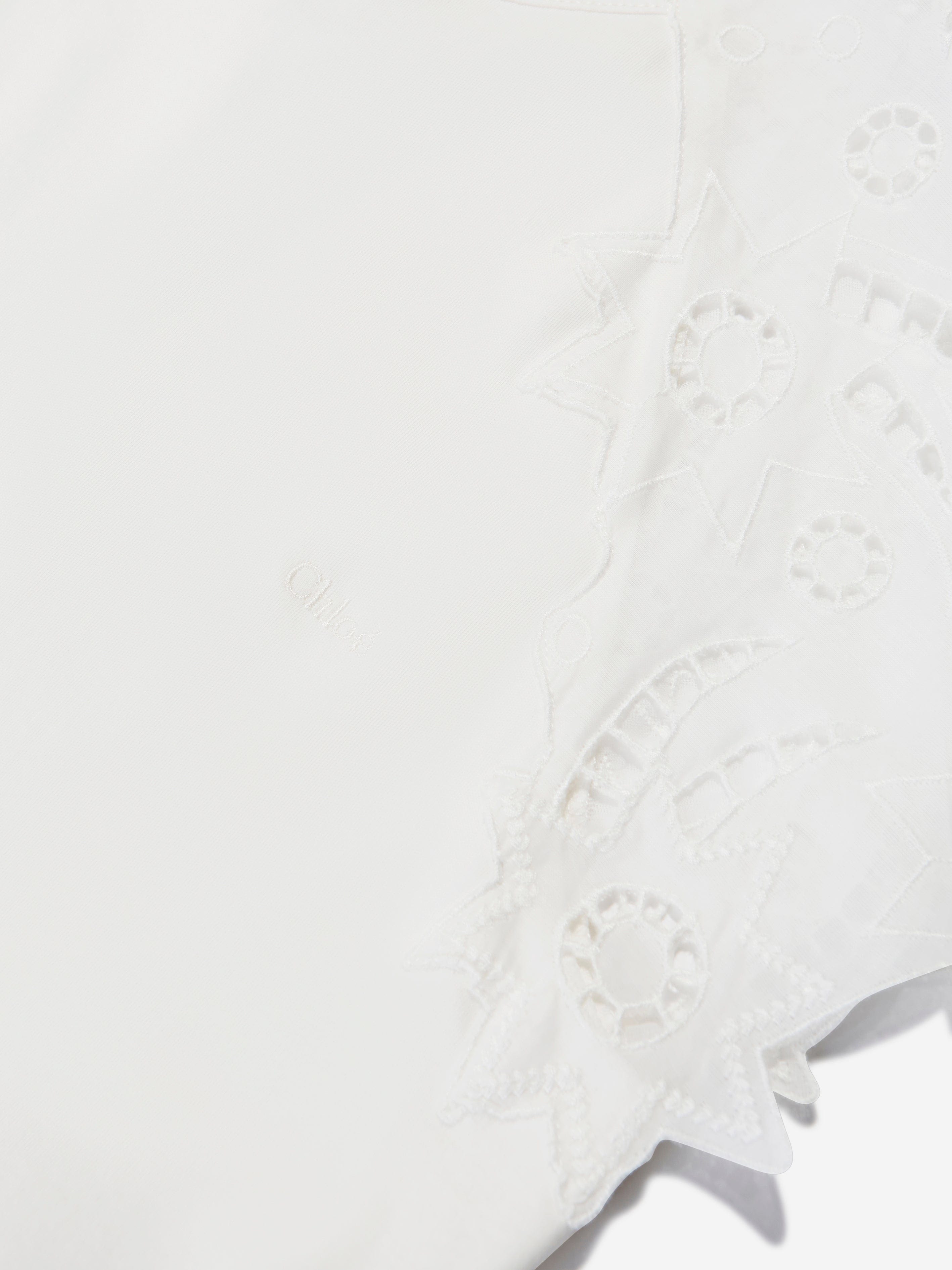Chlo¨¦ Girls Lace Sleeve T-Shirt in White Outlet Websites
