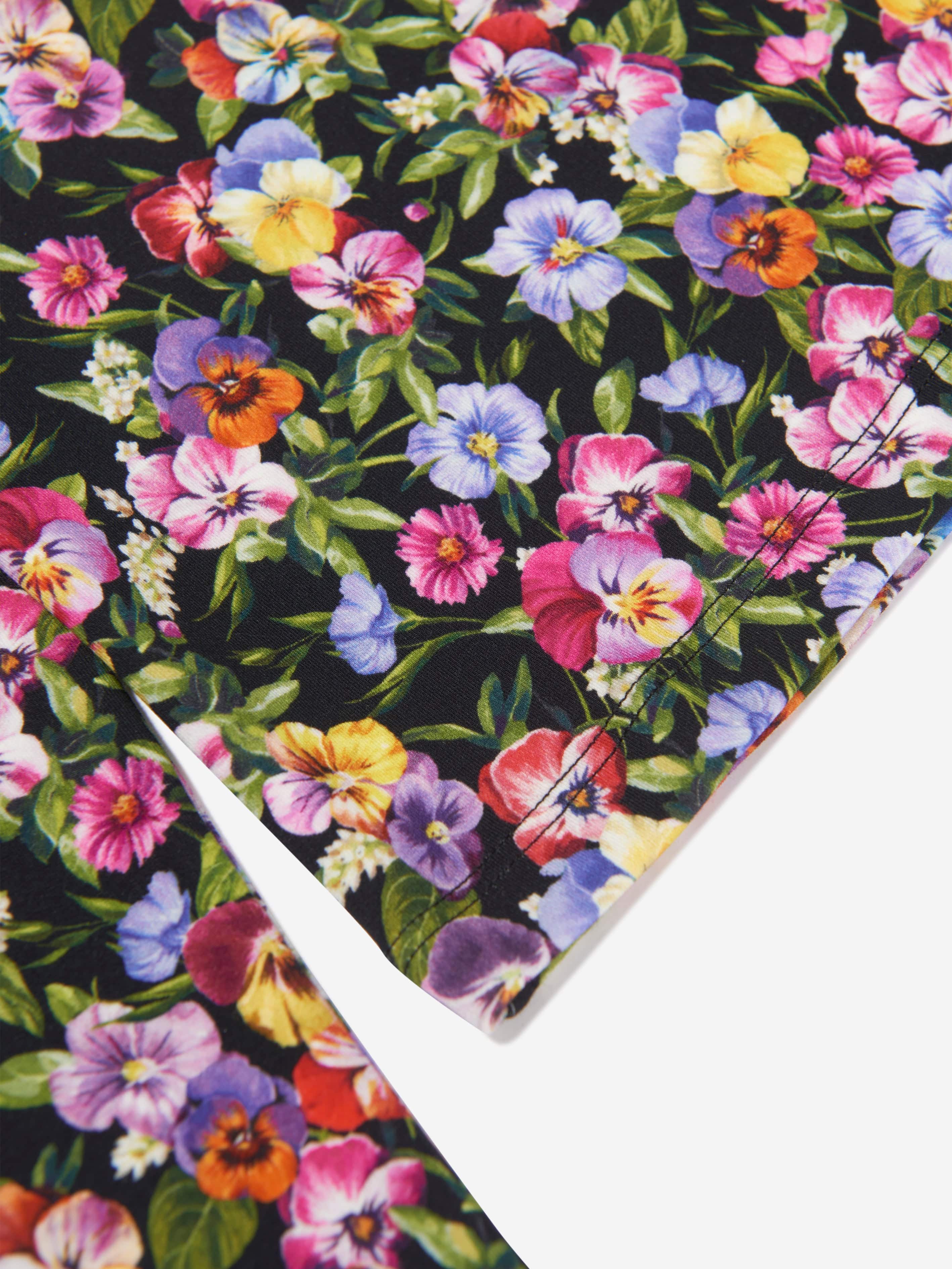 Dolce & Gabbana Girls Floral Print Top in Multicolour Cost For Sale