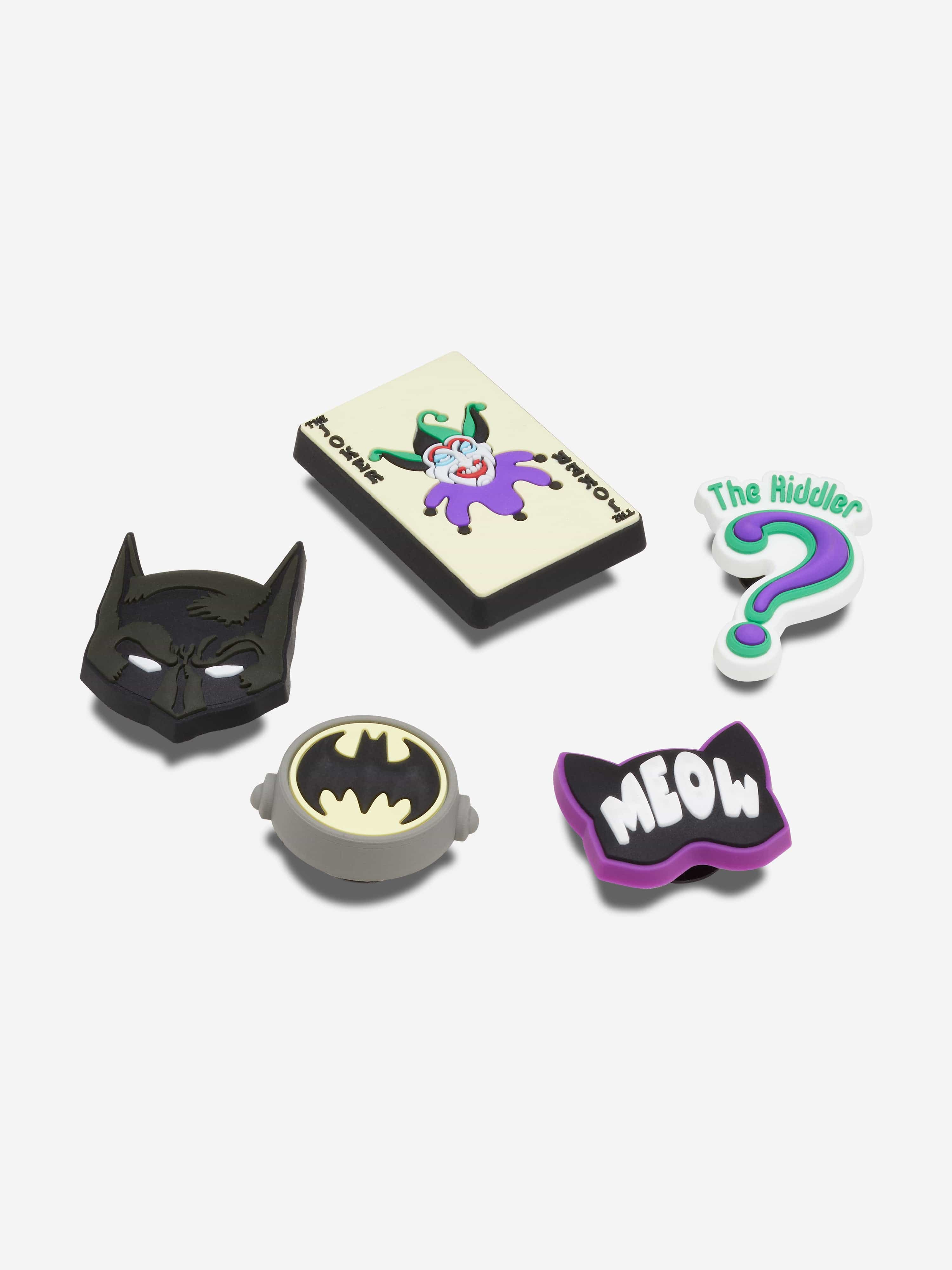 Crocs Kids Batman Jibbitz Charm 5 Pack in Multicolour Discount Great Deals