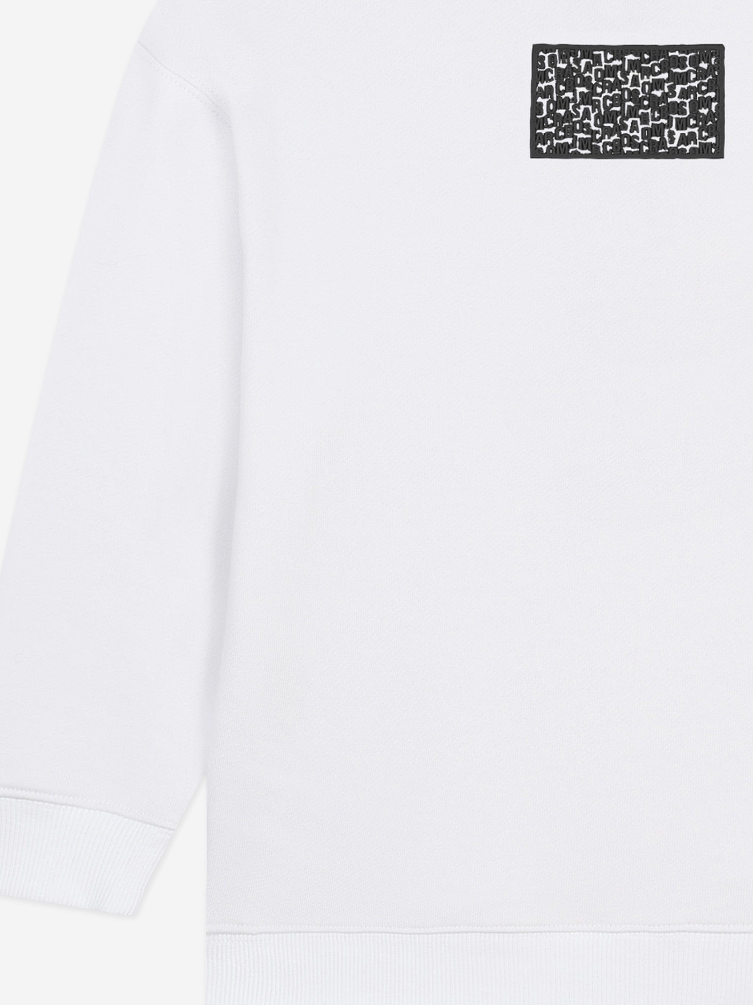 MARC JACOBS Kids Logo Sweatshirt in White Cheap Sale Excellent