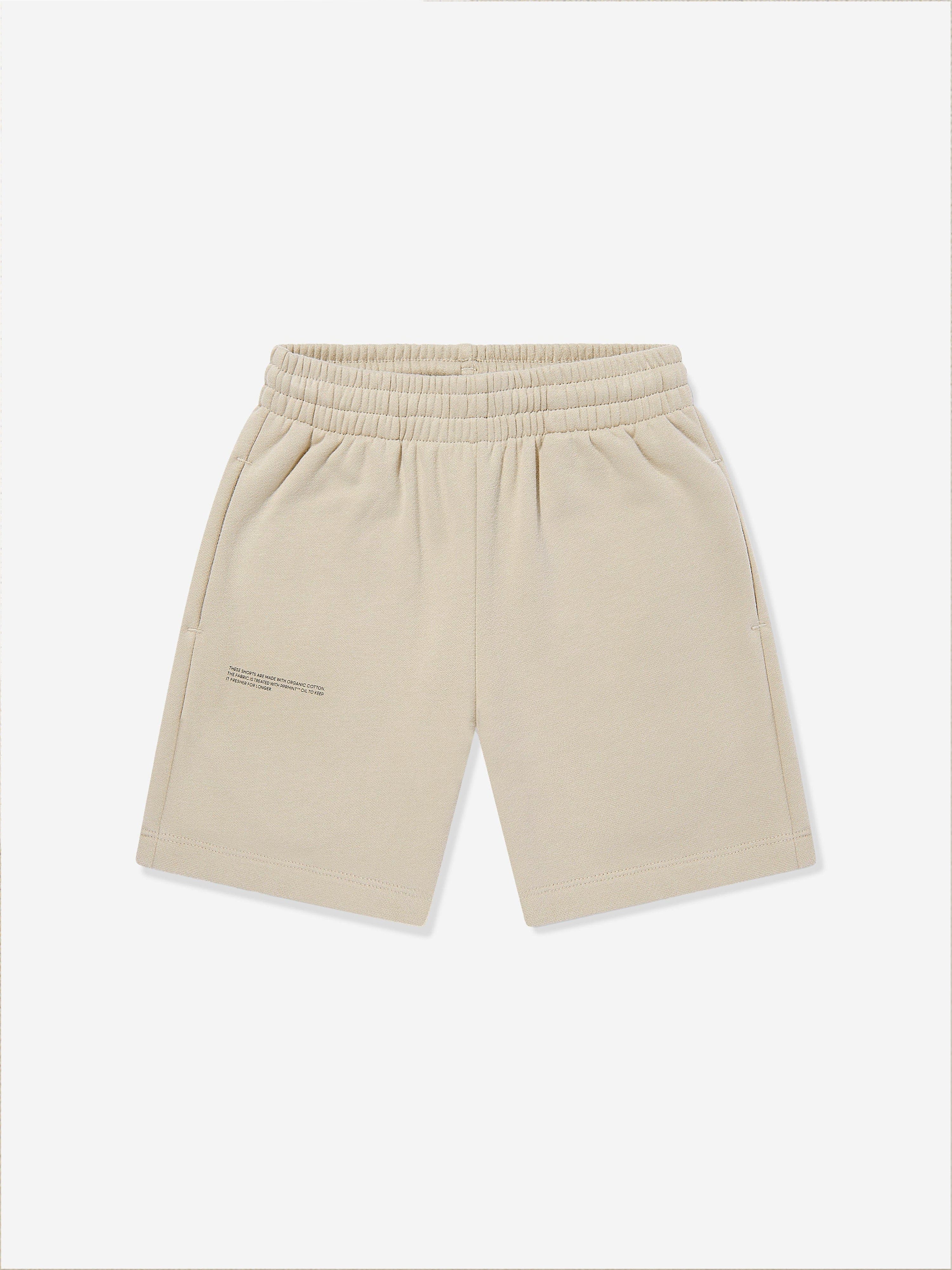 PANGAIA Kids 365 Midweight Long Shorts in Beige Buy Online Cheap Pice