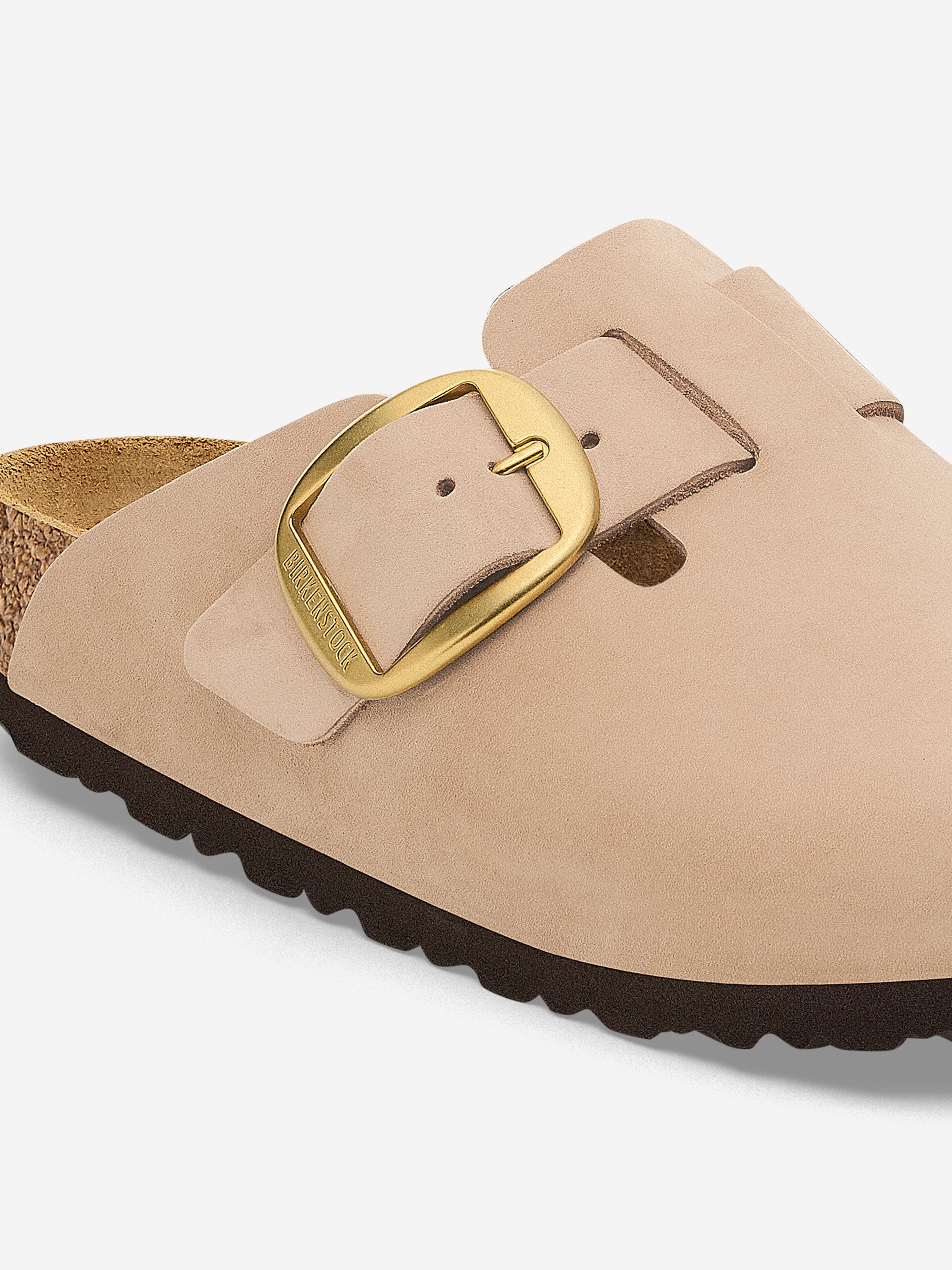 BIRKENSTOCK Kids Boston Big Buckle Clogs in Beige Limited Edition Sale Online