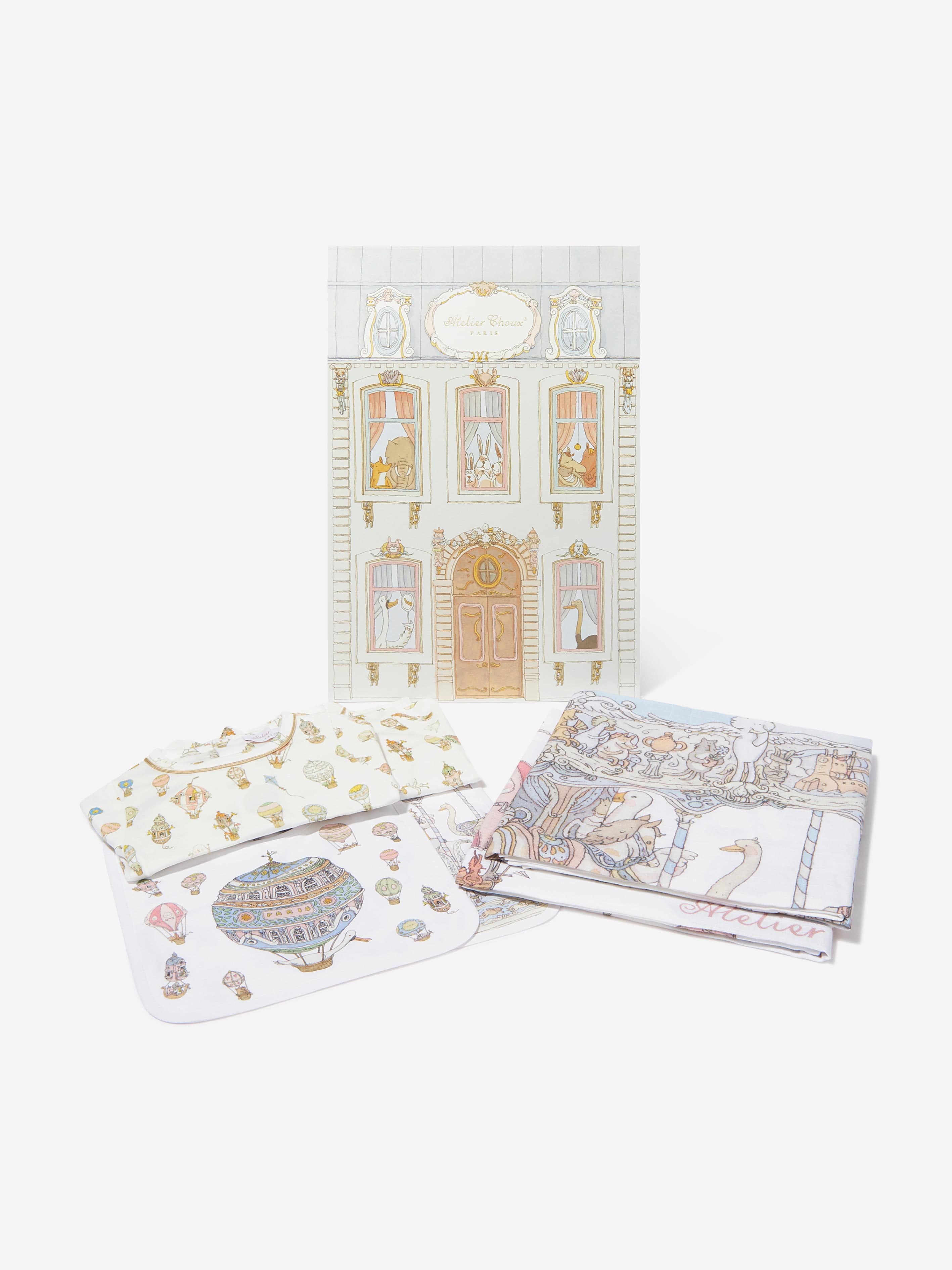 Atelier Choux Baby Carousel Luxury Gift Set in White Buy Cheap Newest