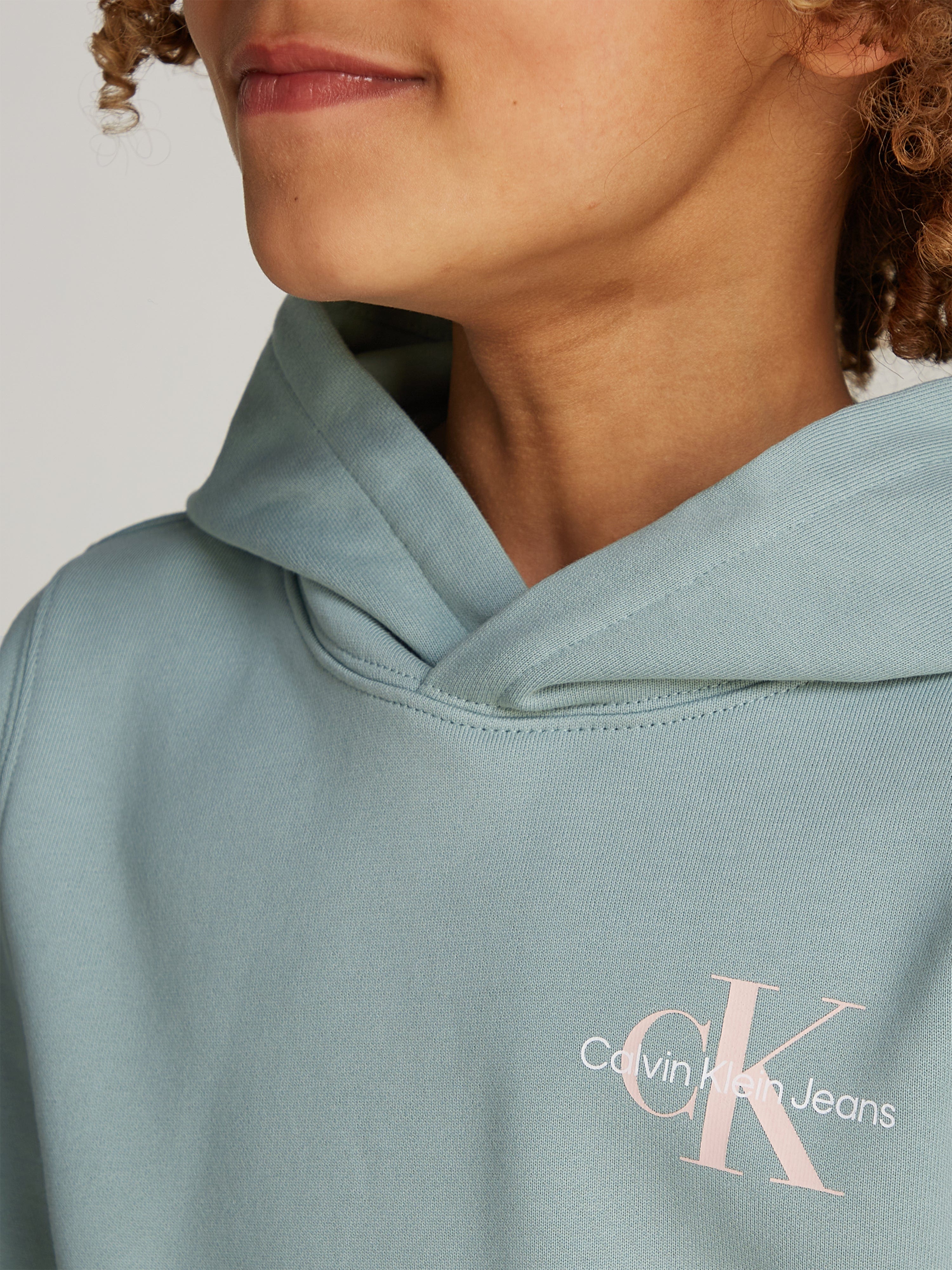 Kids Small Monogram Hoodie in Green Buy Cheap For Cheap