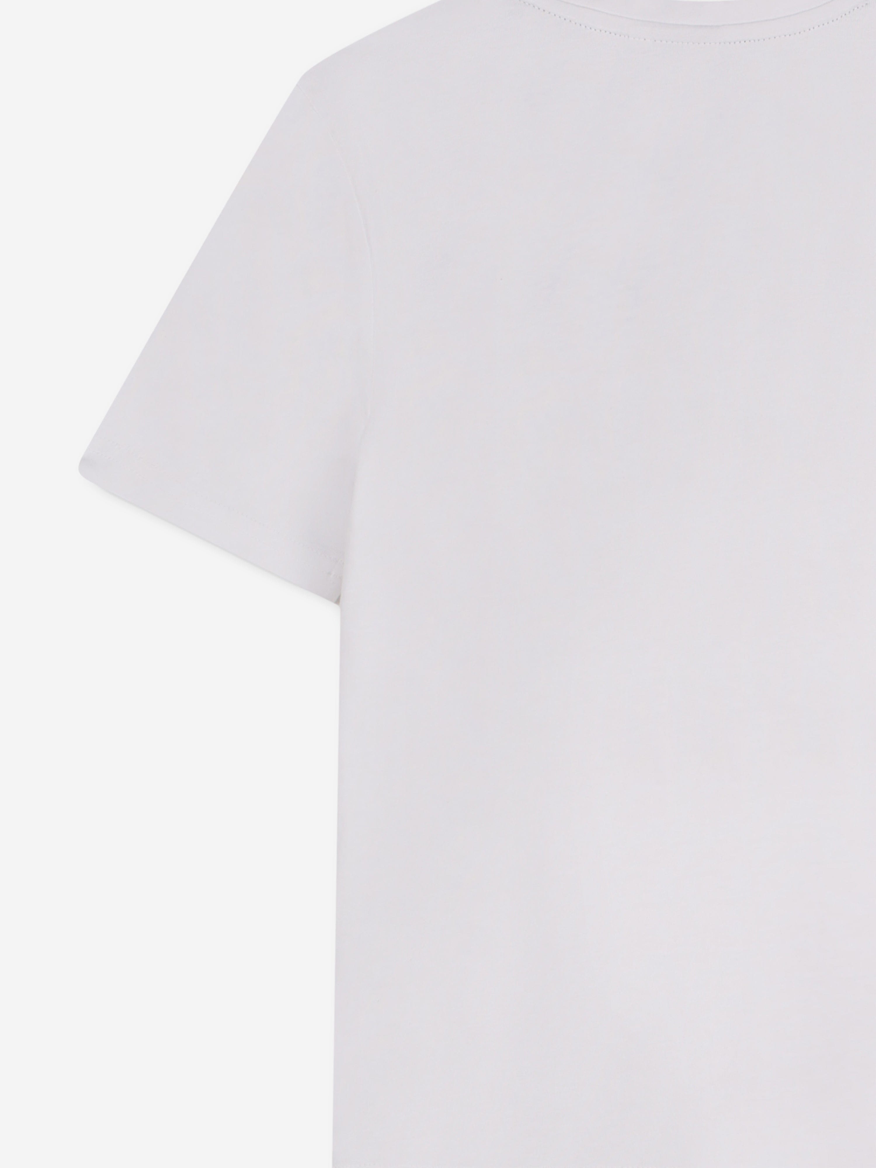 BOSS Boys Multi Logo T-Shirt in White Brand New Unisex Sale Online