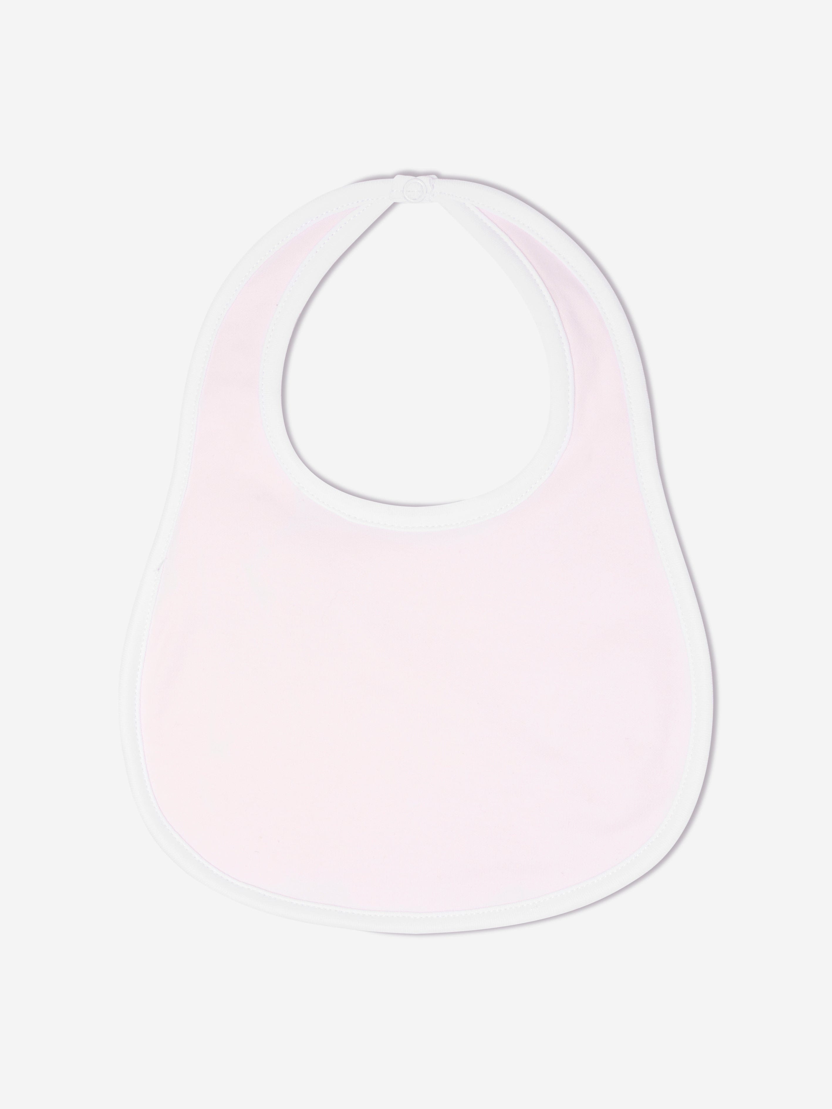 Magnolia Baby Baby Girls Pima Cotton Bib in Pink Outlet Shop