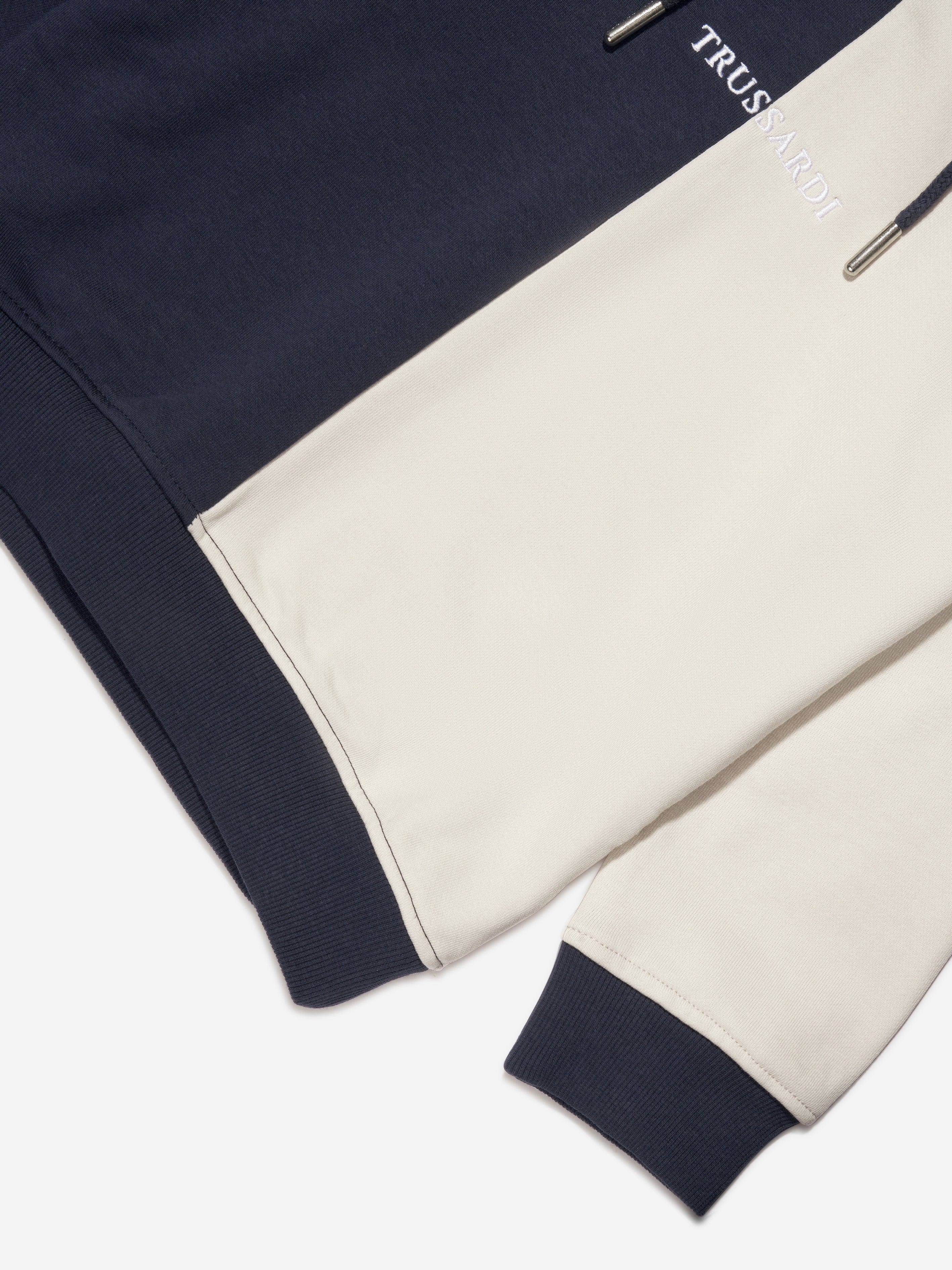 Trussardi Boys Ulak Hoodie in Navy Low Pice Sale Online