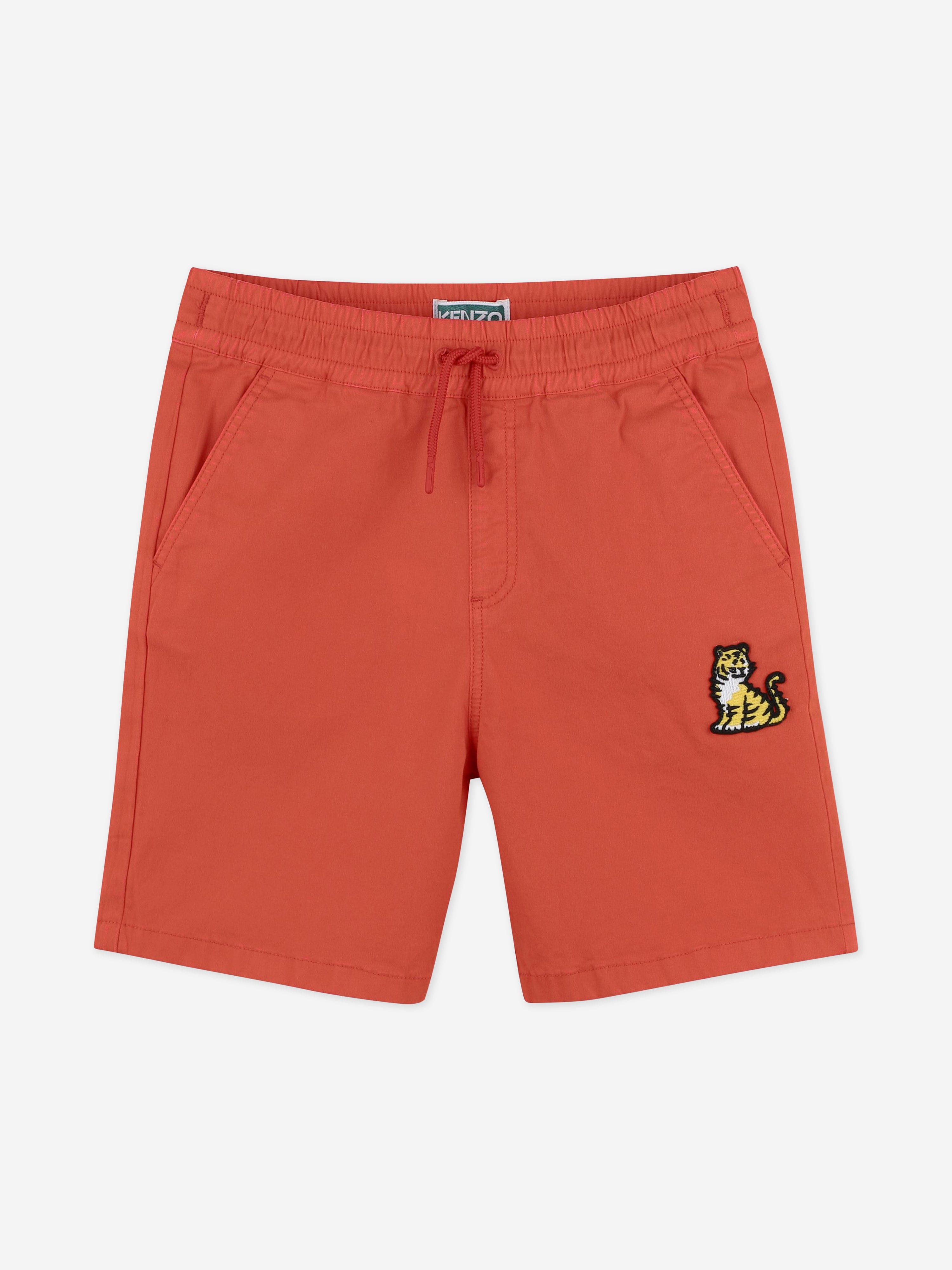 Boys Kotora Bermuda Shorts in Red Fast Delivery For Sale
