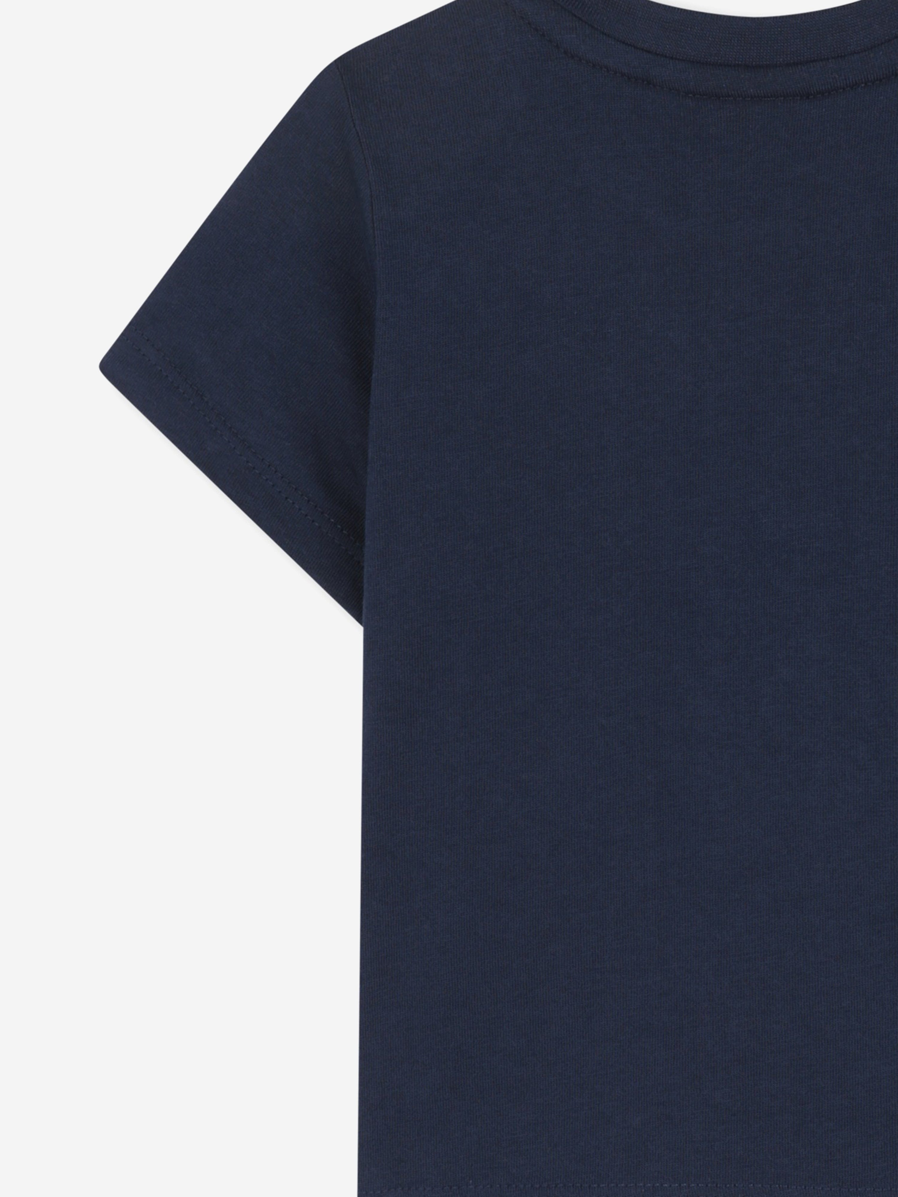 BOSS Baby Boys Multi Logo Print T-Shirt in Navy Cheap Sale Marketable