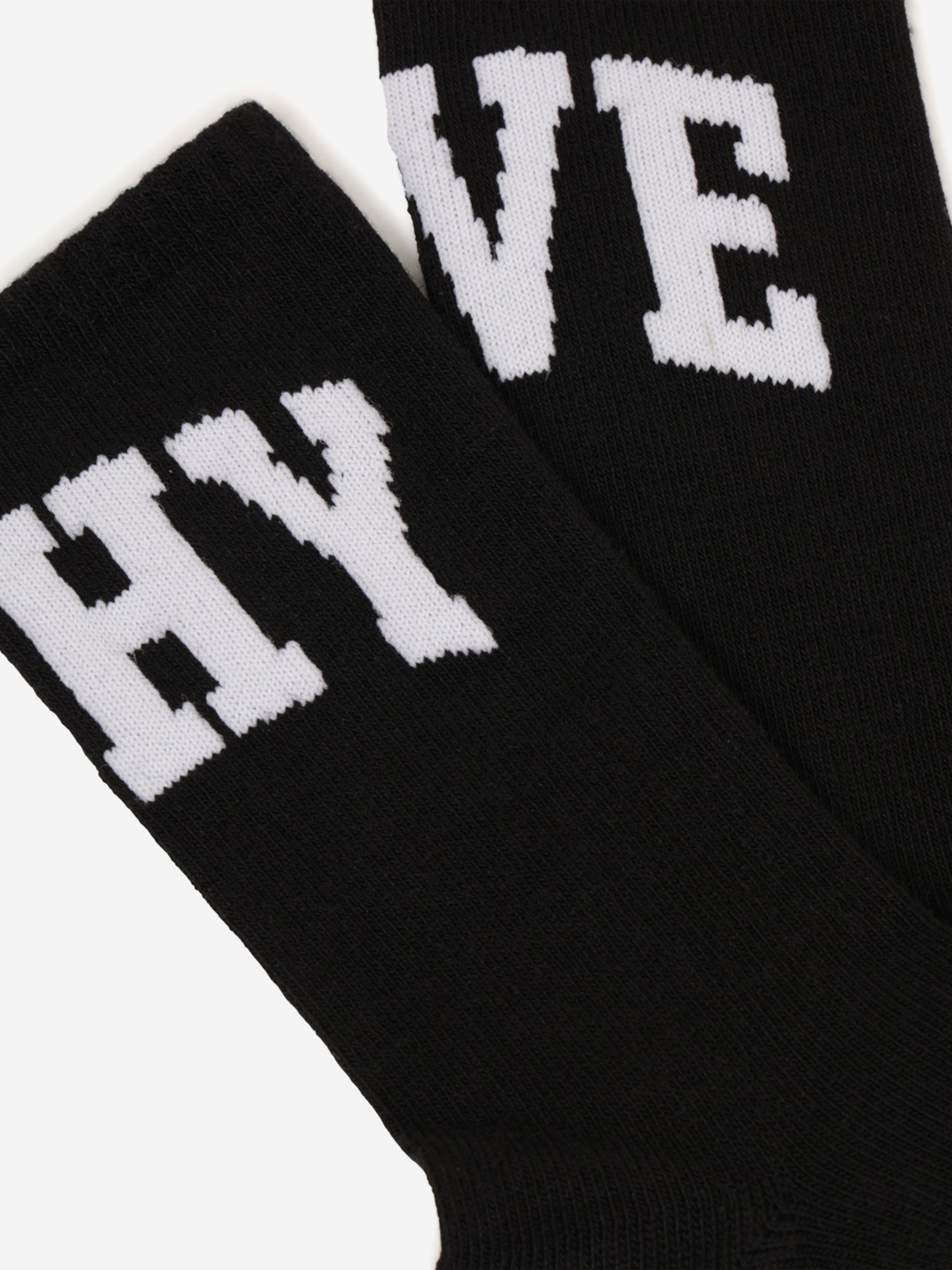 Boys Jacquard Logo Socks in Black Get To Buy Cheap Online