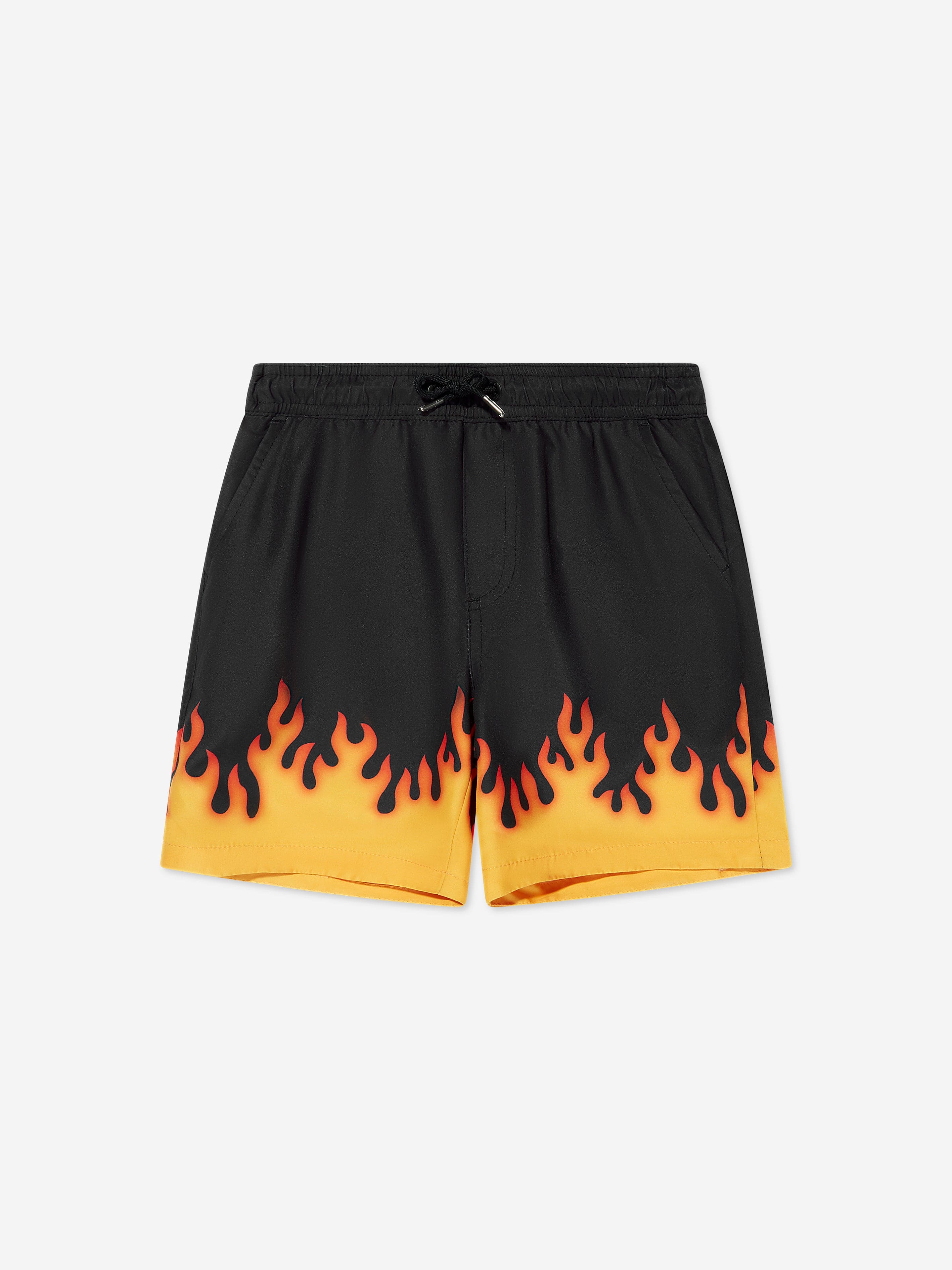 Hugo Boys Flames Print Swm Shorts in Black Many Kinds Of Cheap Online