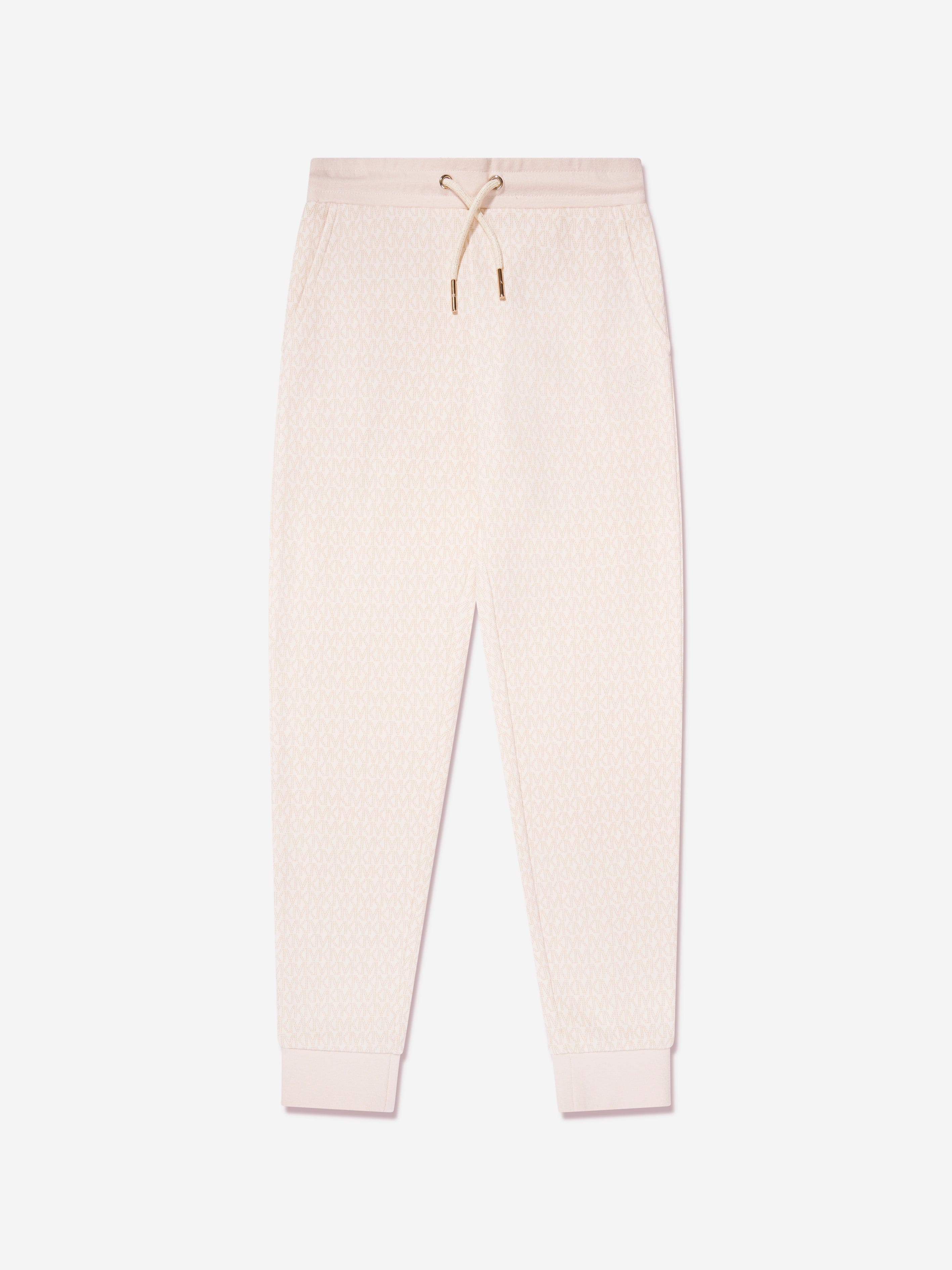 Michael Kors Girls Logo Joggers in Cream Cheap Pirce
