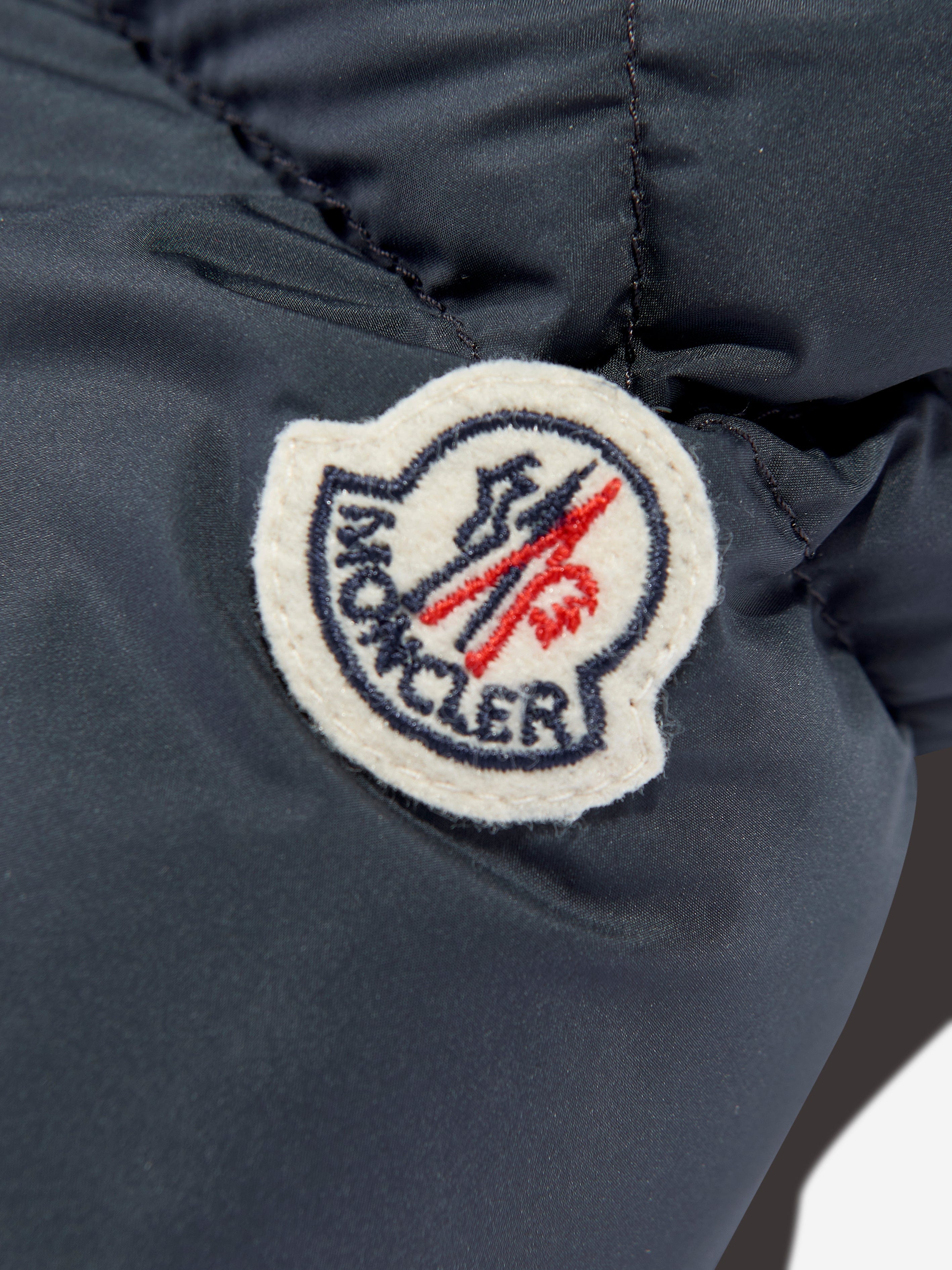 Moncler Enfant Boys Down Padded Mattan Jacket in Navy Buy Cheap Footlocker Finishline