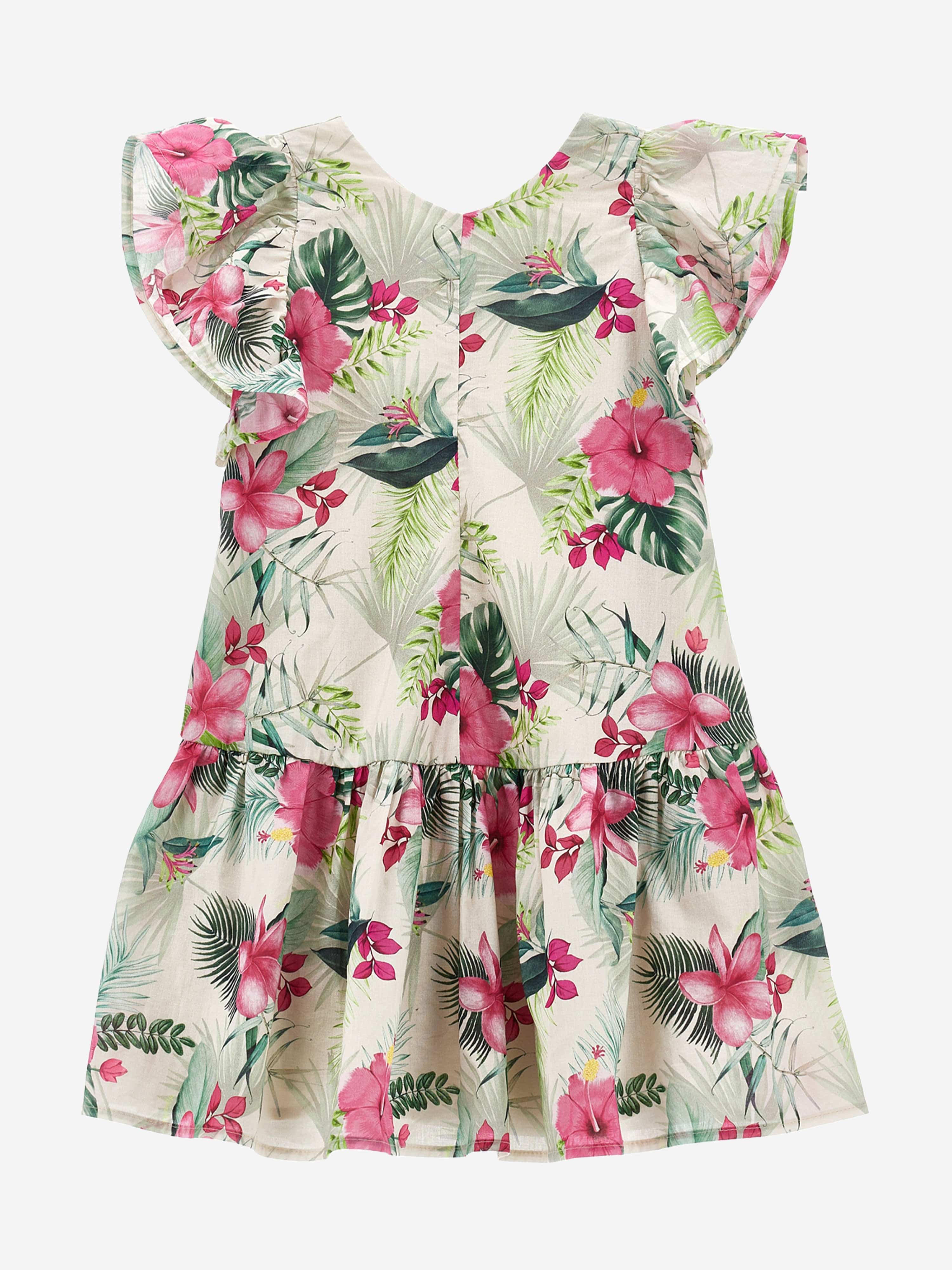 Monnalisa Girls Jungle Dress in Multicolour With Credit Card