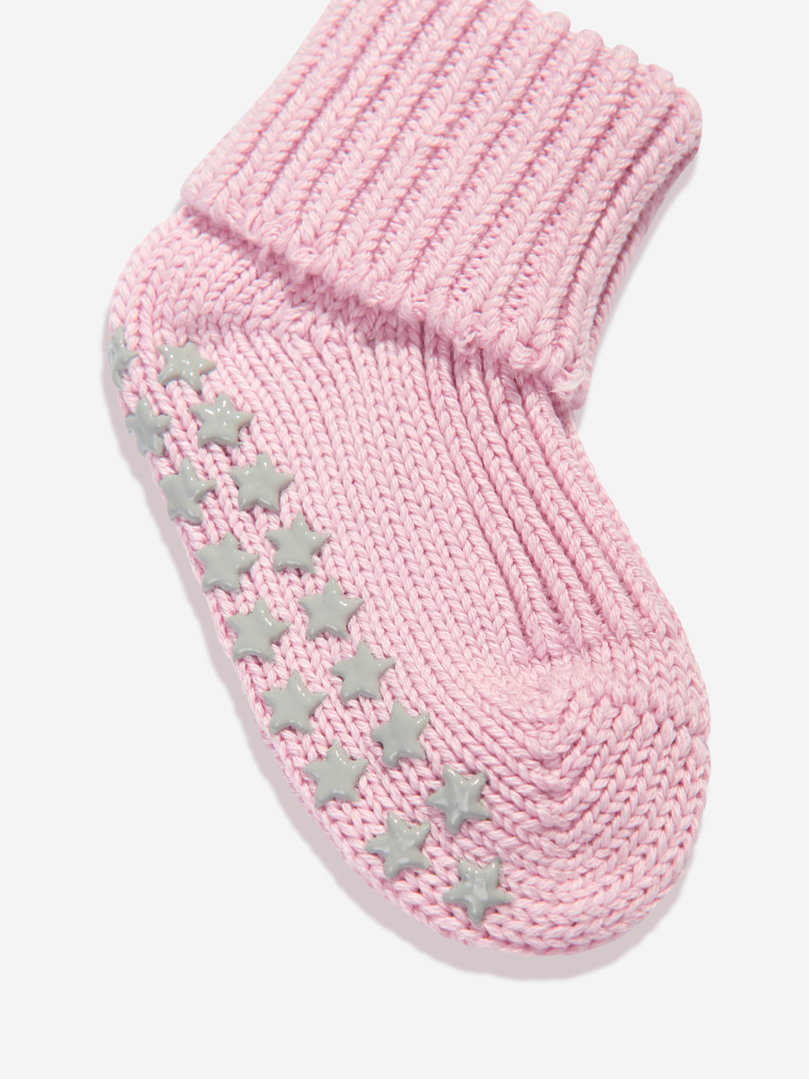 Falke Baby Girls Cotton Catspads House Socks in Pink Free Shipping Best