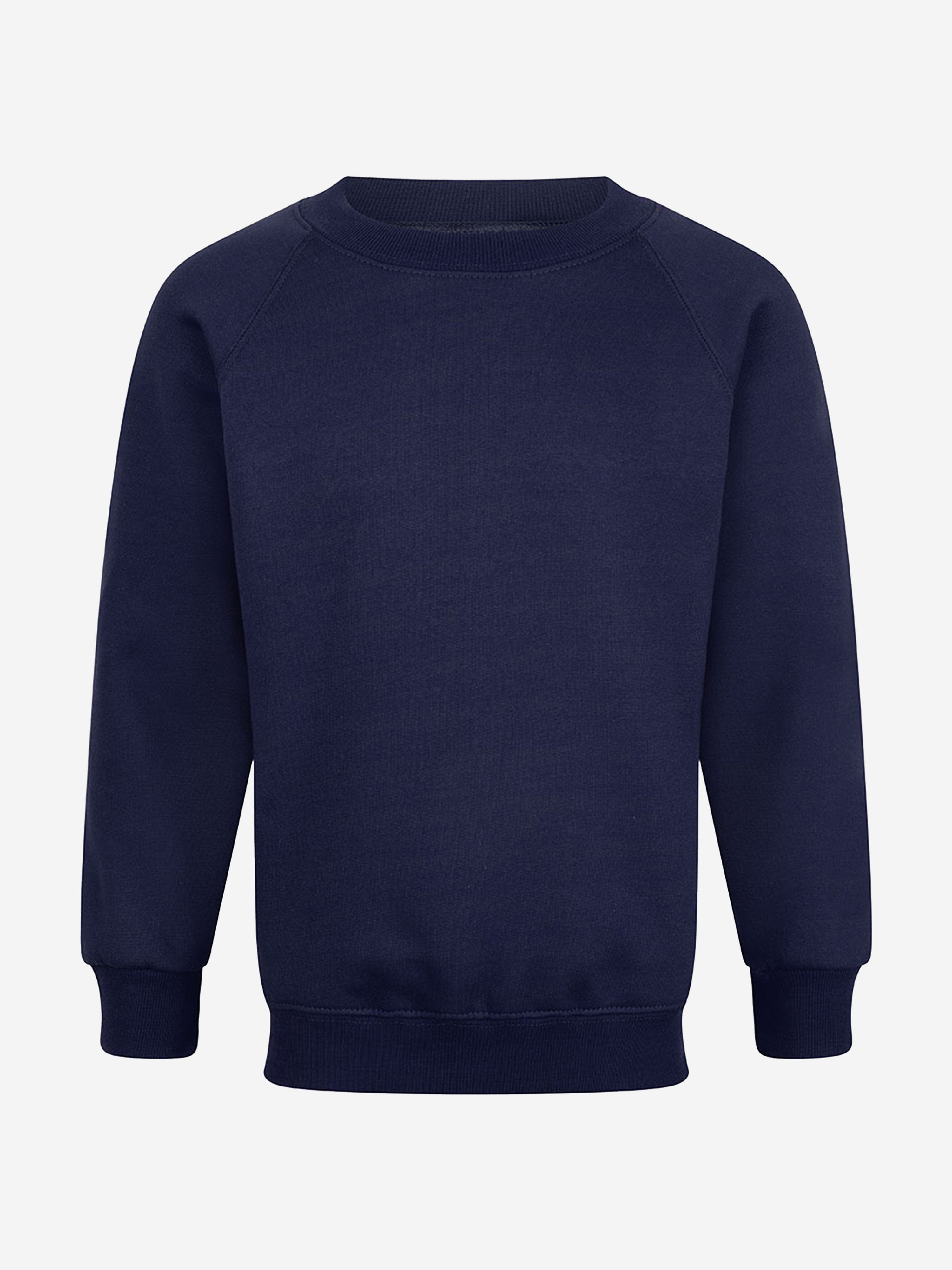 Zeco Kids School Crew Neck Sweatshirt in Navy Outlet For You