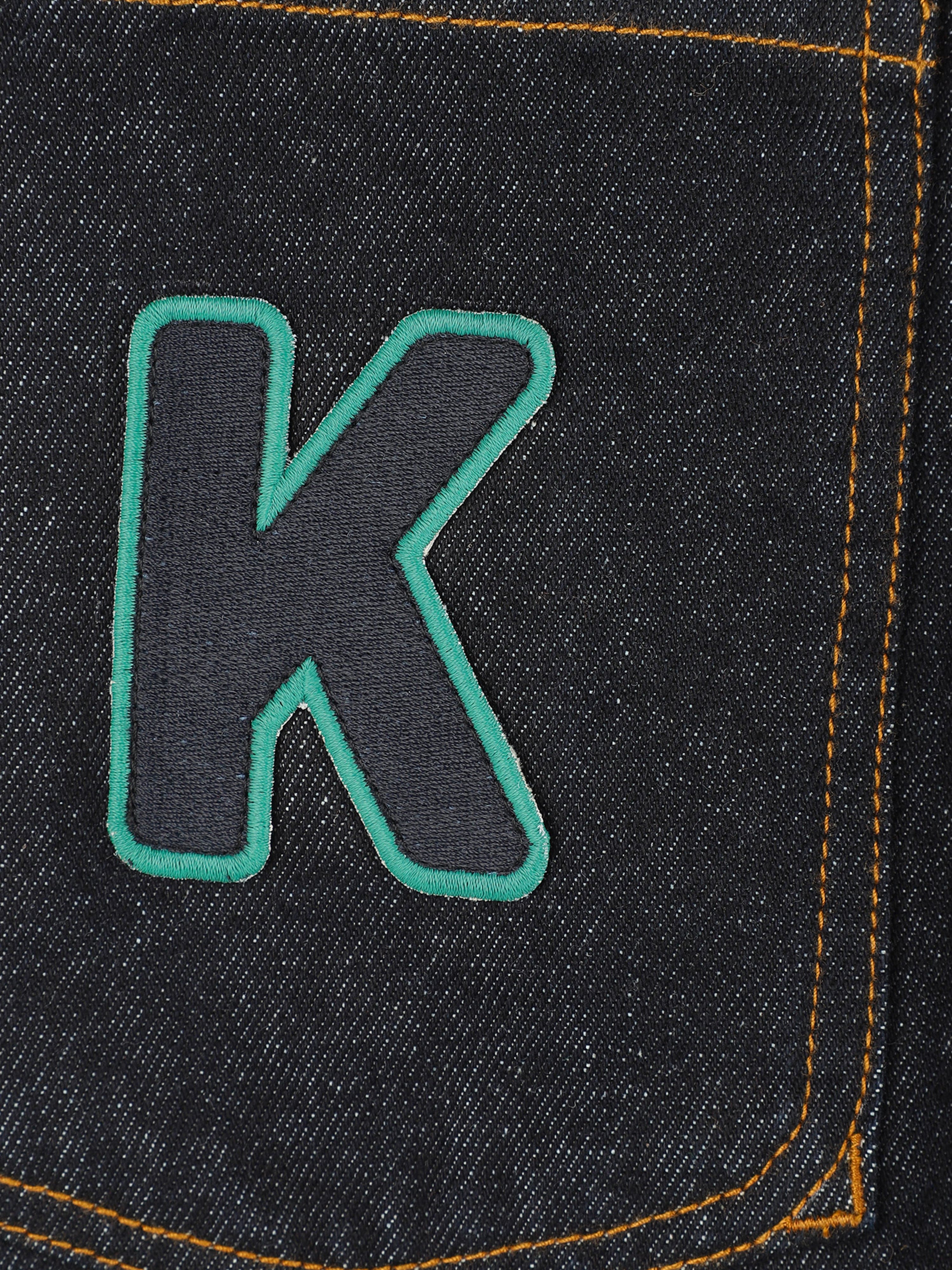 KENZO Kids Denim Trousers in Black Fashion Style Cheap Online