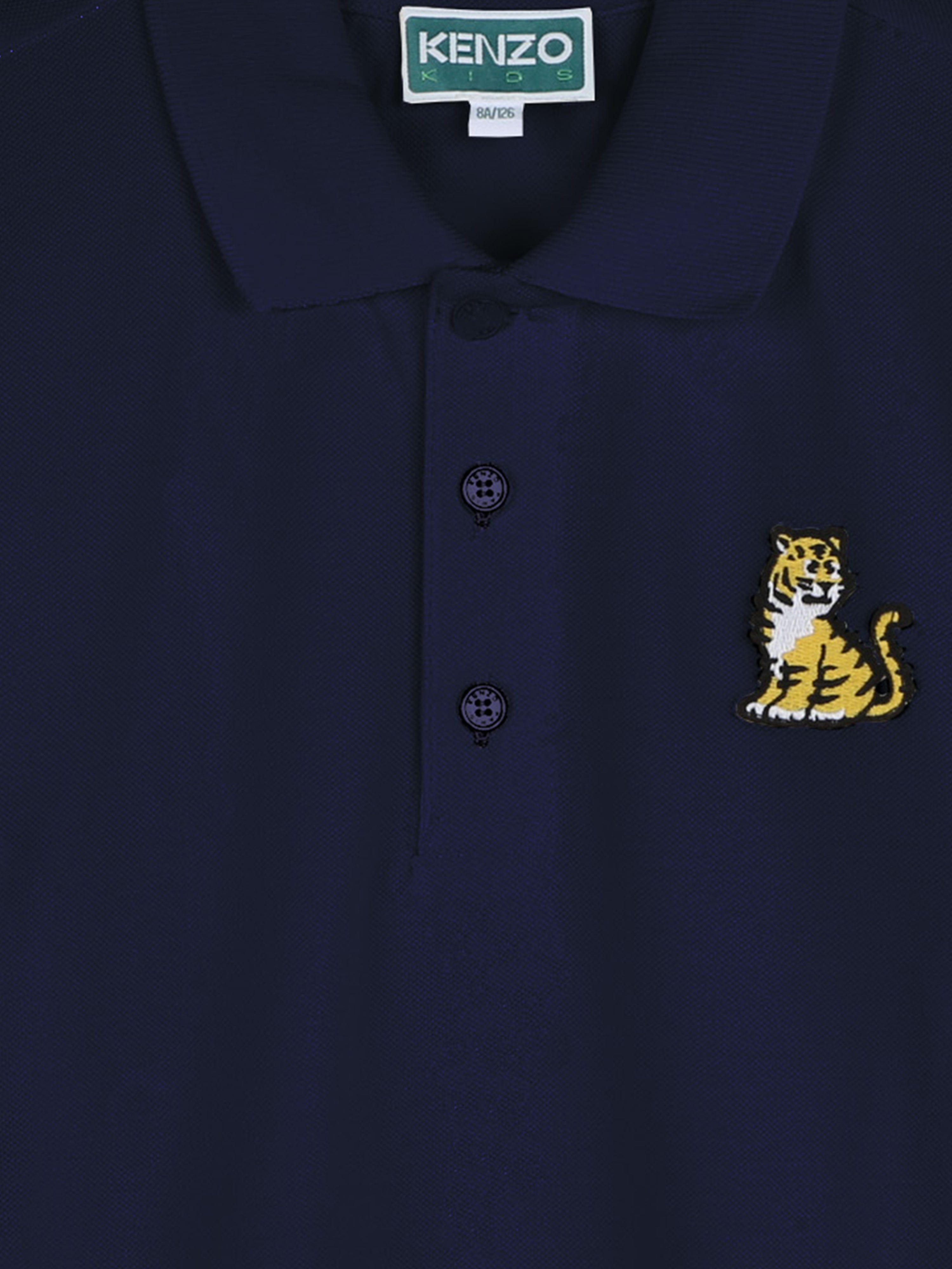 Kids Kotora Polo Shirt in Navy Cheap Sale Tumblr