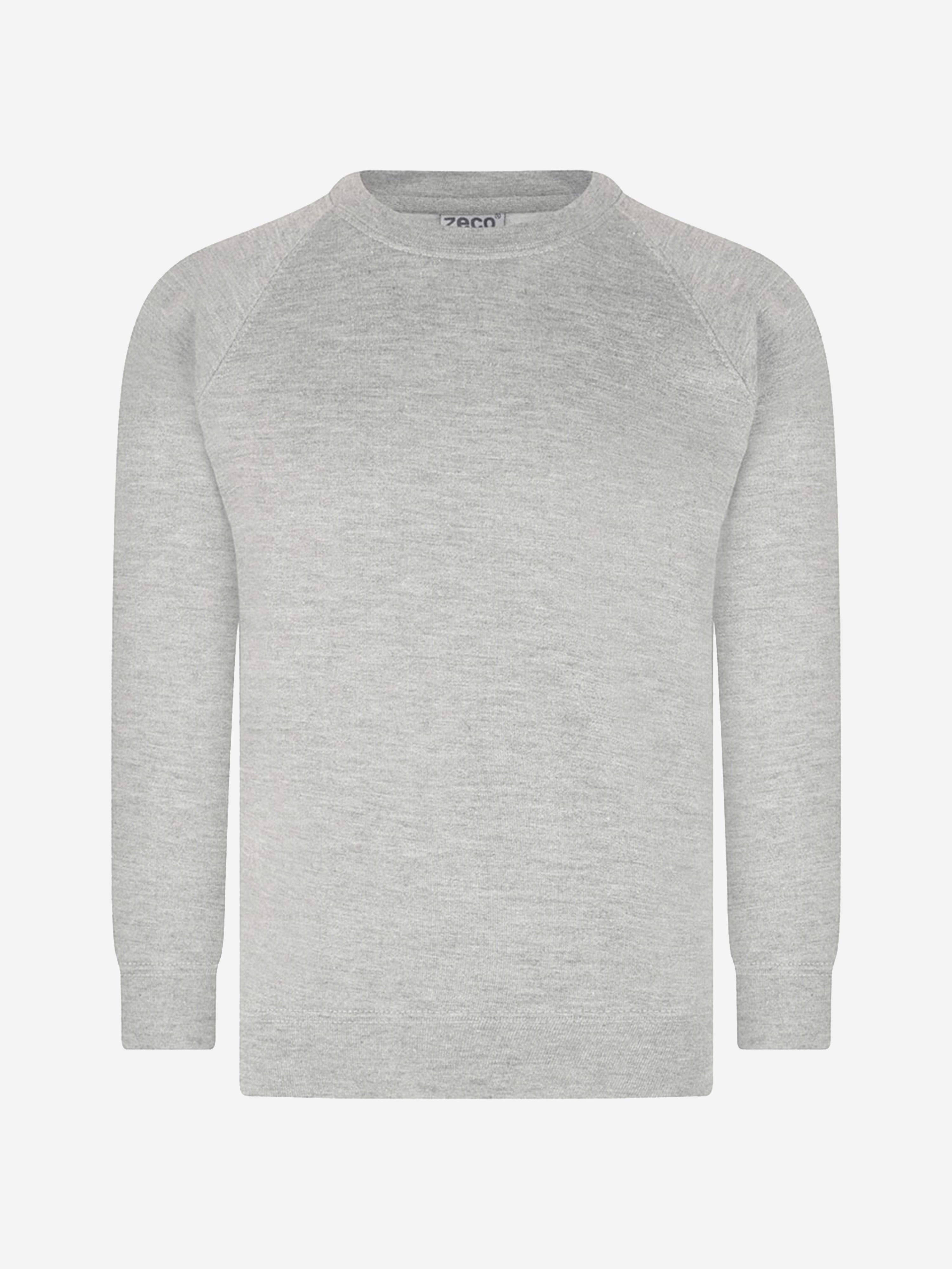 Zeco Kids School Crew Neck Sweatshirt in Grey Outlet Exclusive