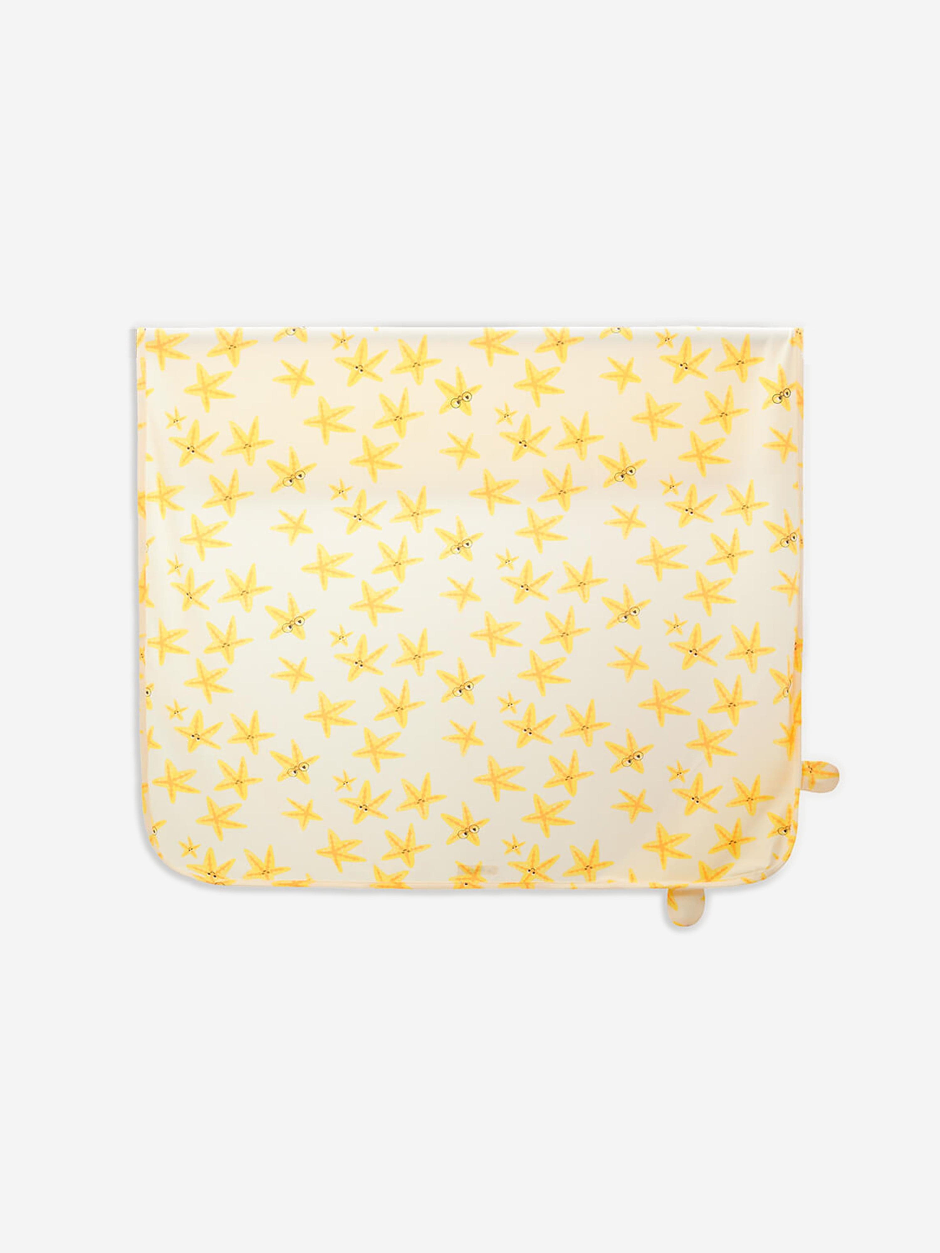 The Bonnie Mob Baby Girls Starfish Shawl in Ivory Free Shipping With Credit Card