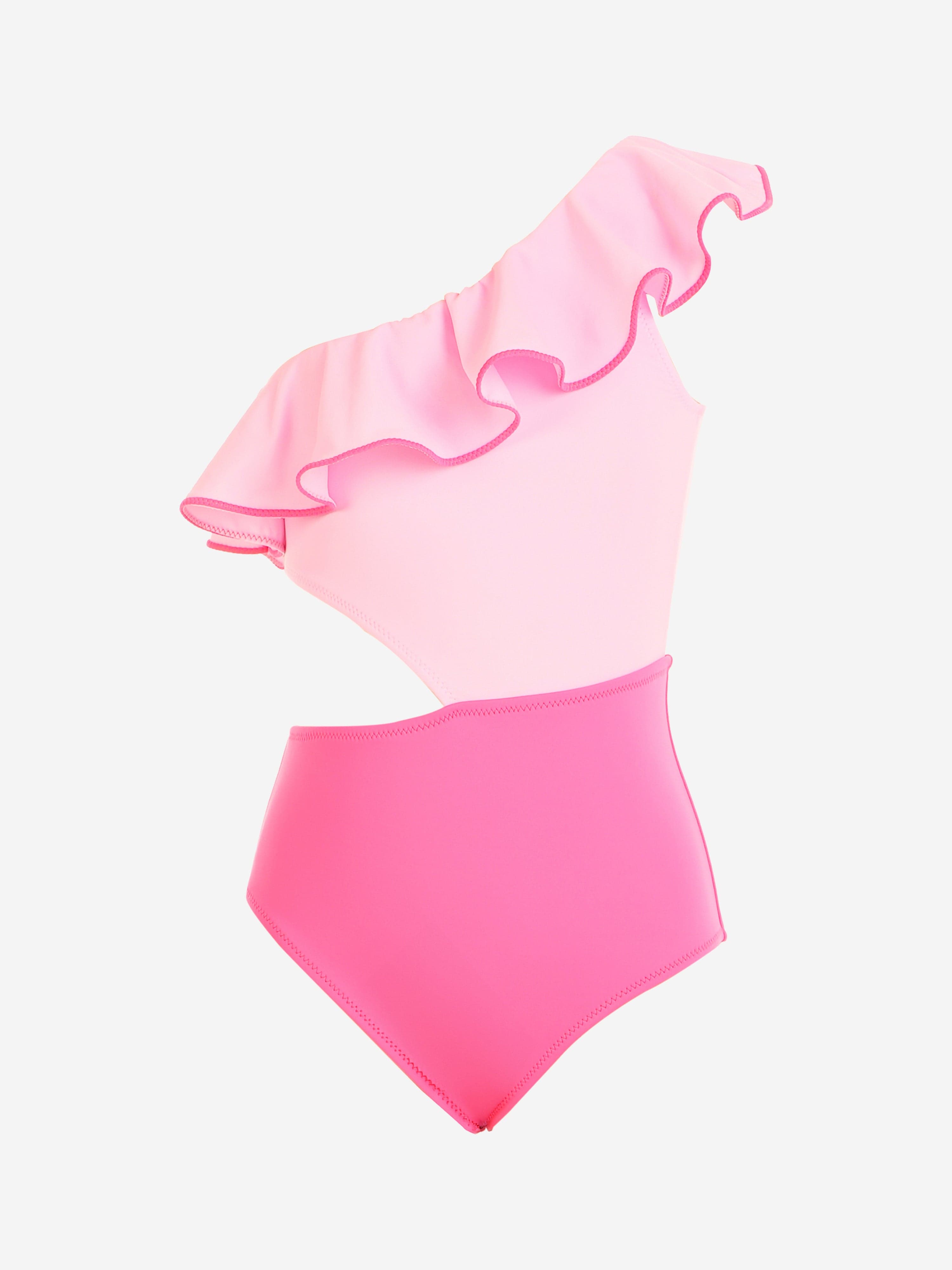 Girls Charlotte Swimsuit in Pink Free Shipping Sale Online