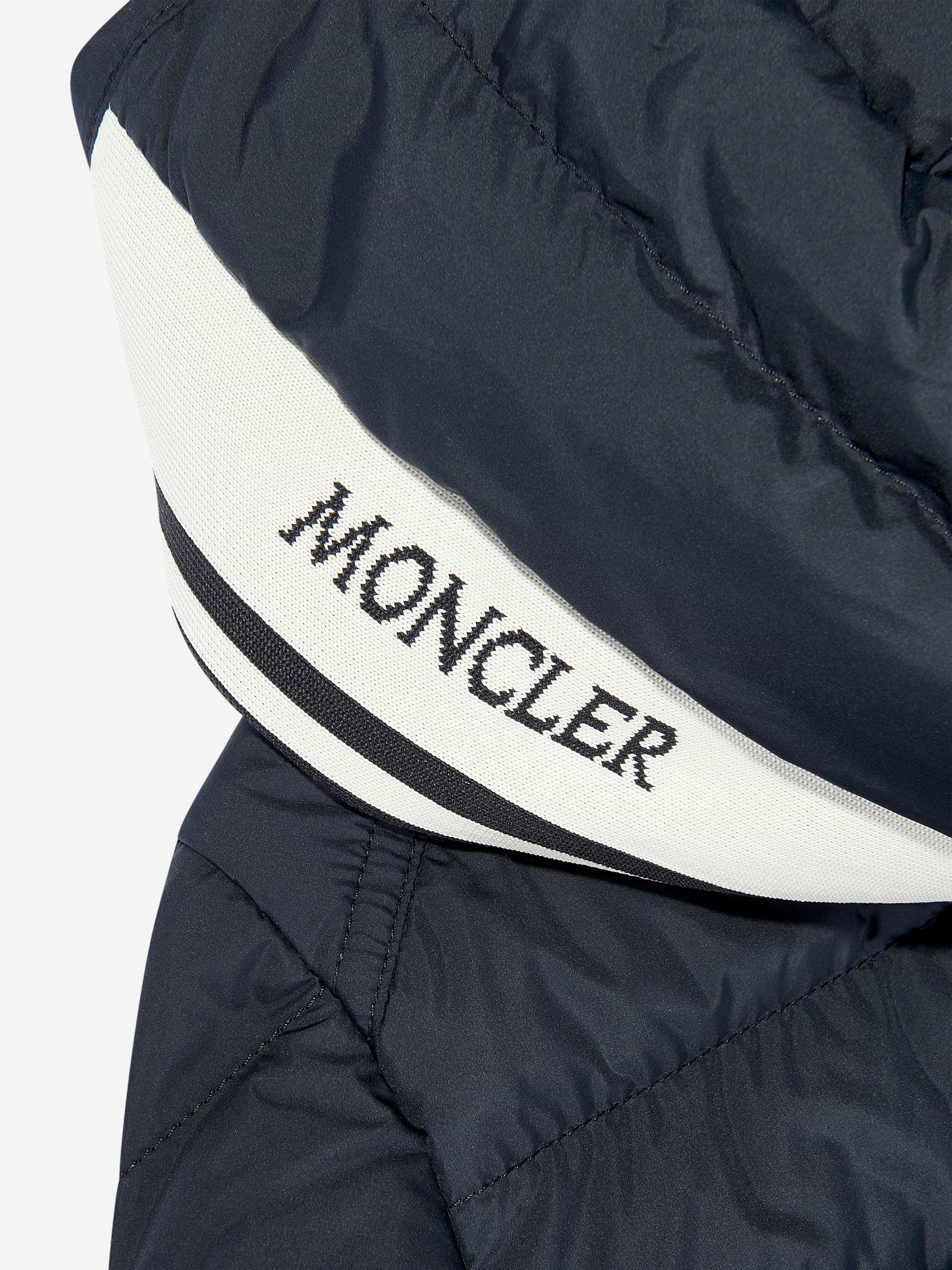 Moncler Enfant Boys Down Padded Cornour Jacket in Navy Outlet Best Sale