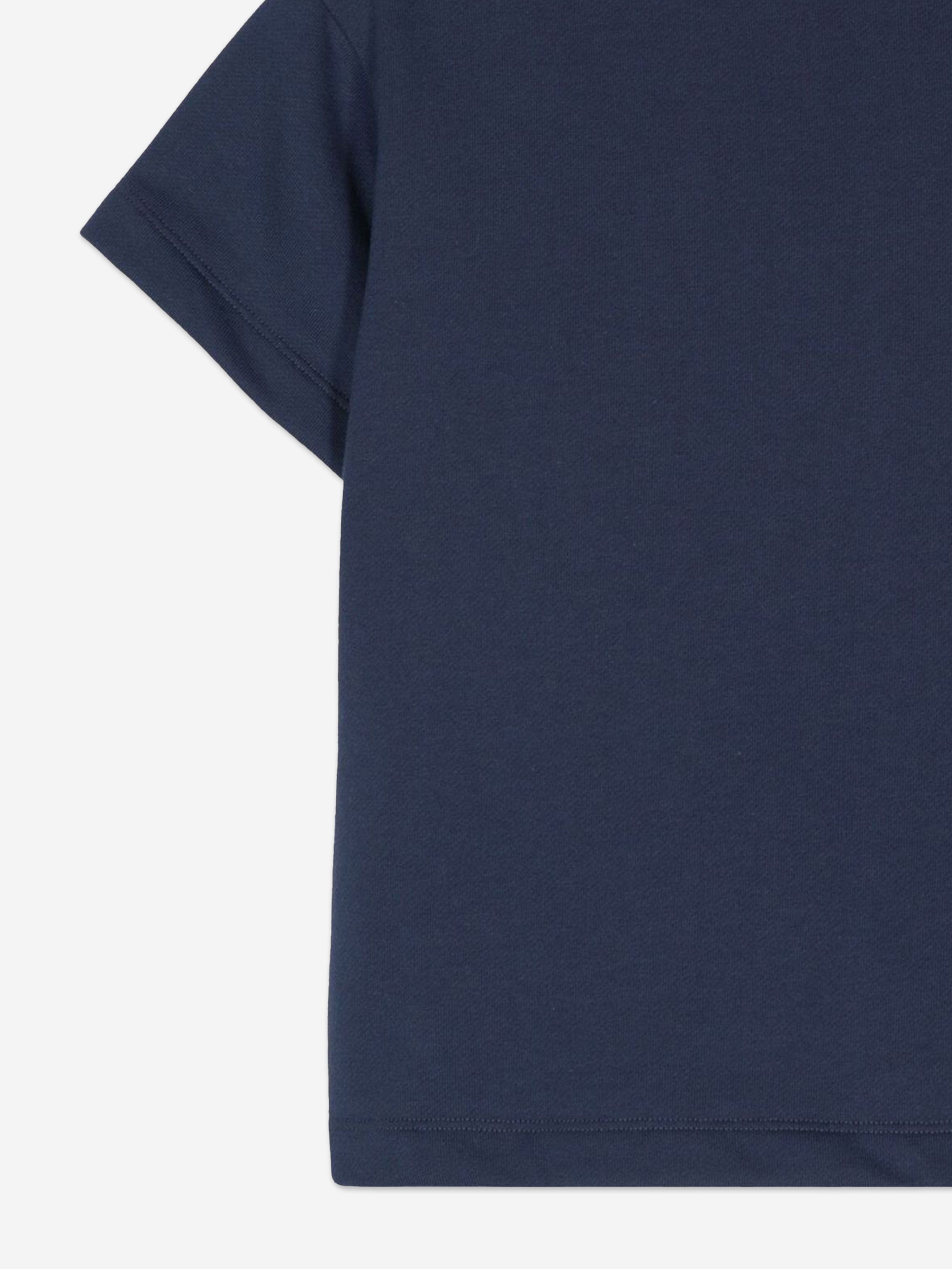 Fendi Kids Crest Logo T-Shirt in Navy Sale 2025 Newest