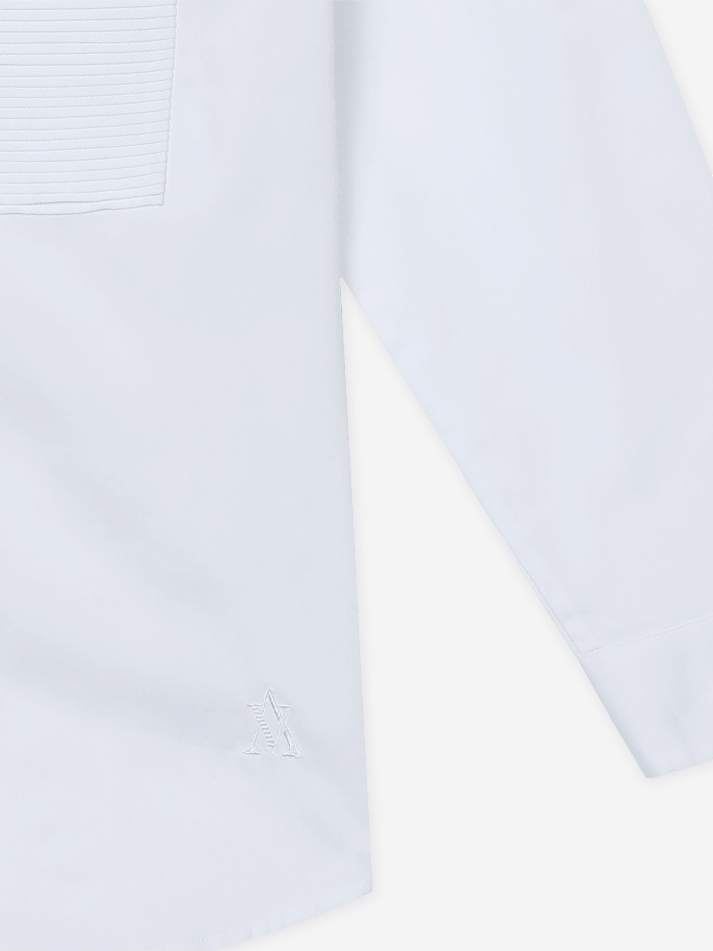Maison Ava Boys Noel Shirt in White Clearance 2025 Unisex