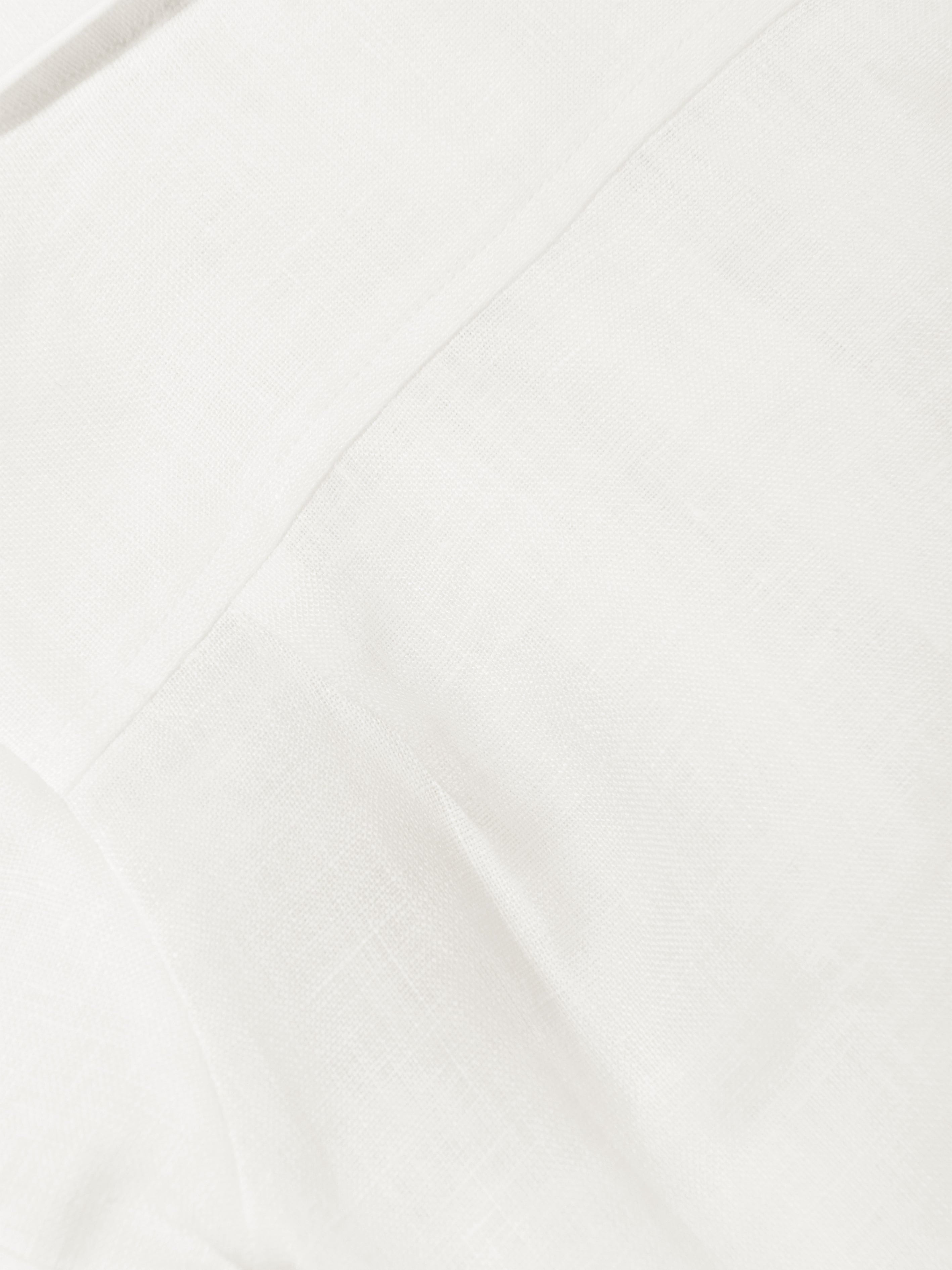 Patachou Boys Short Sleeve Linen Shirt in White Amazon For Sale