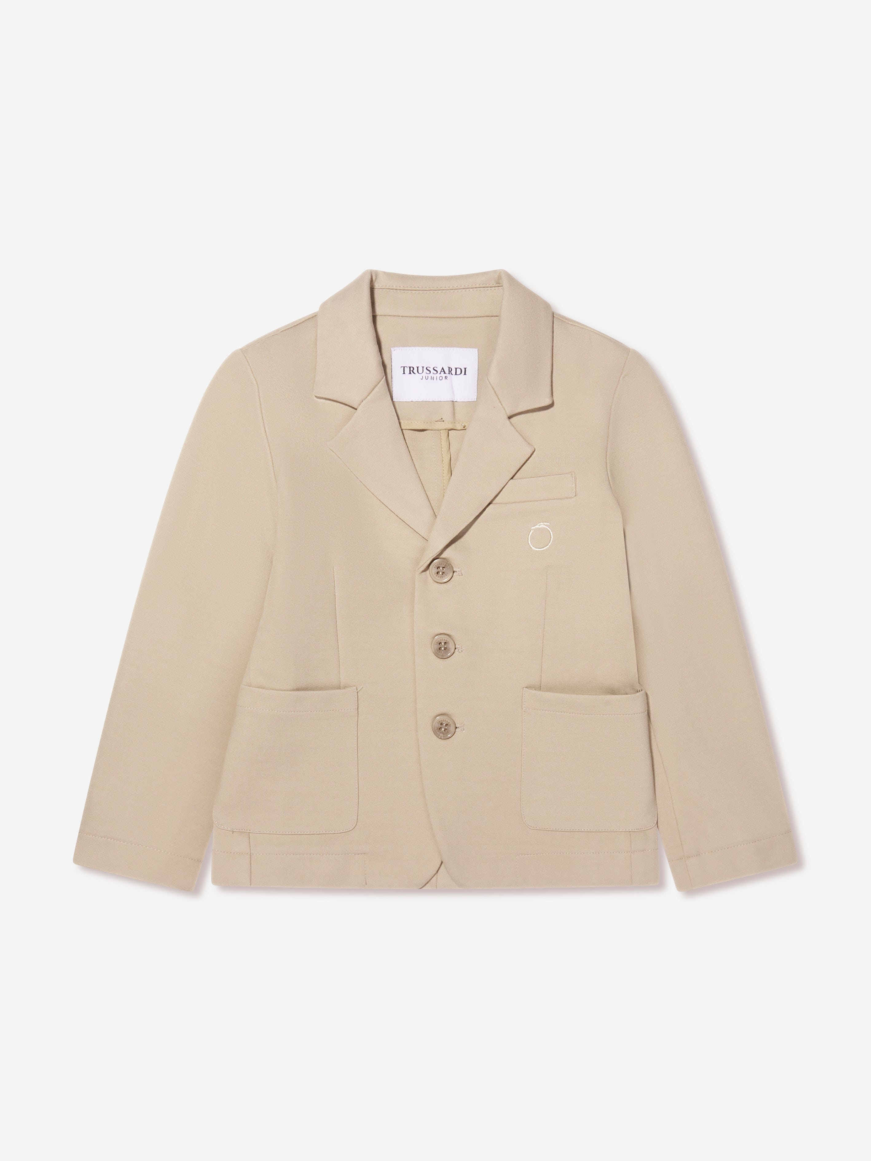 Trussardi Boys Theoden Jacket in Beige Visa Payment For Sale