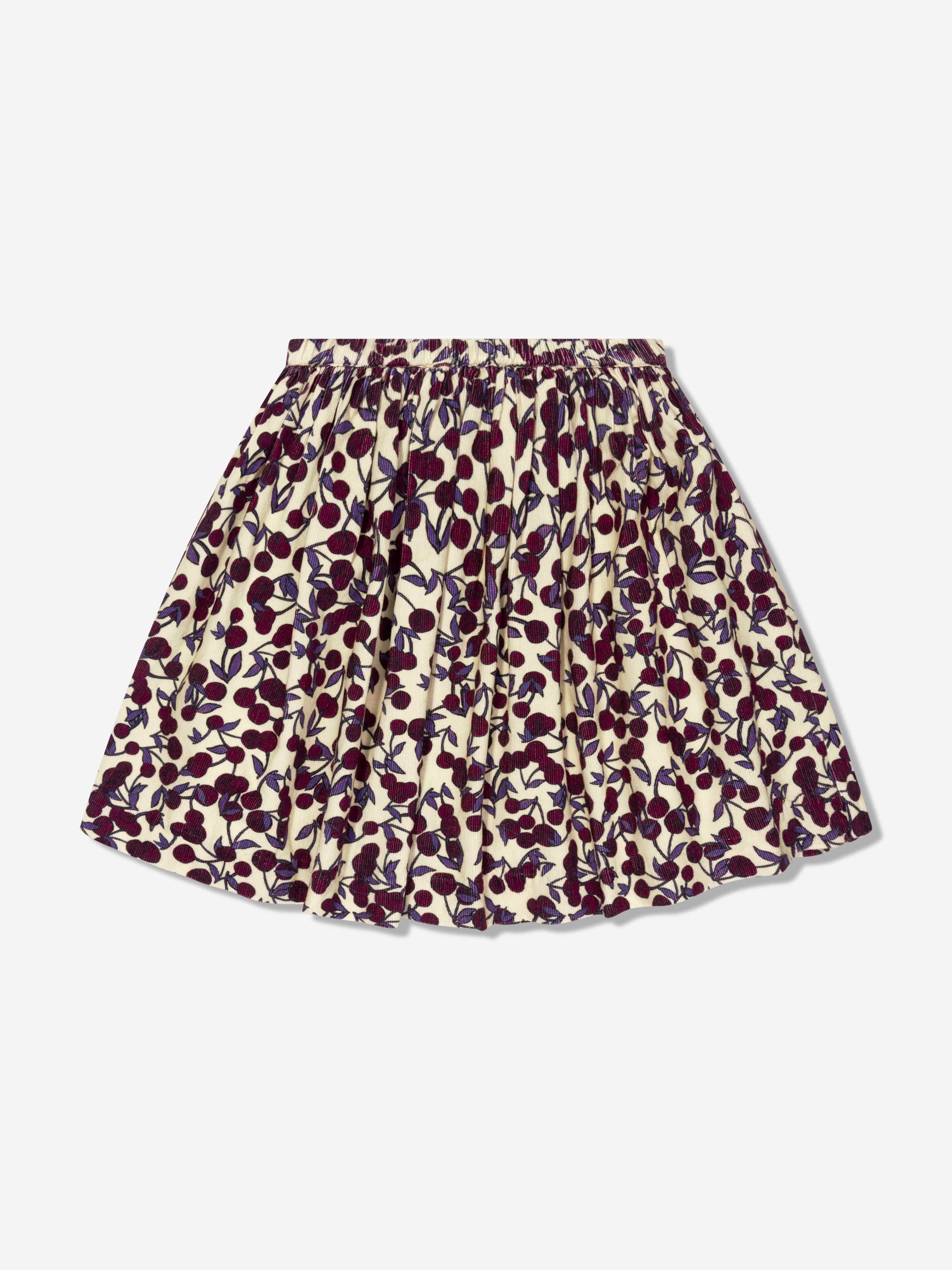 Bonpoint Girls Suzon Cotton Skirt in Multicolour Cheap Buy