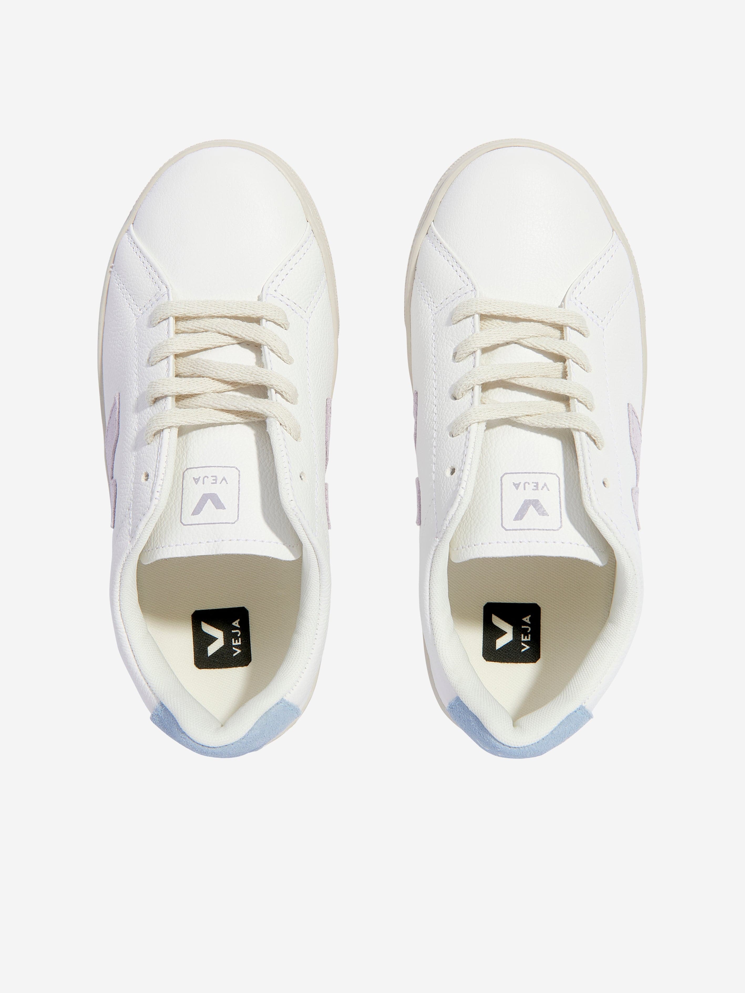 Veja Kids Esplar Laces Trainers in White Websites For Sale