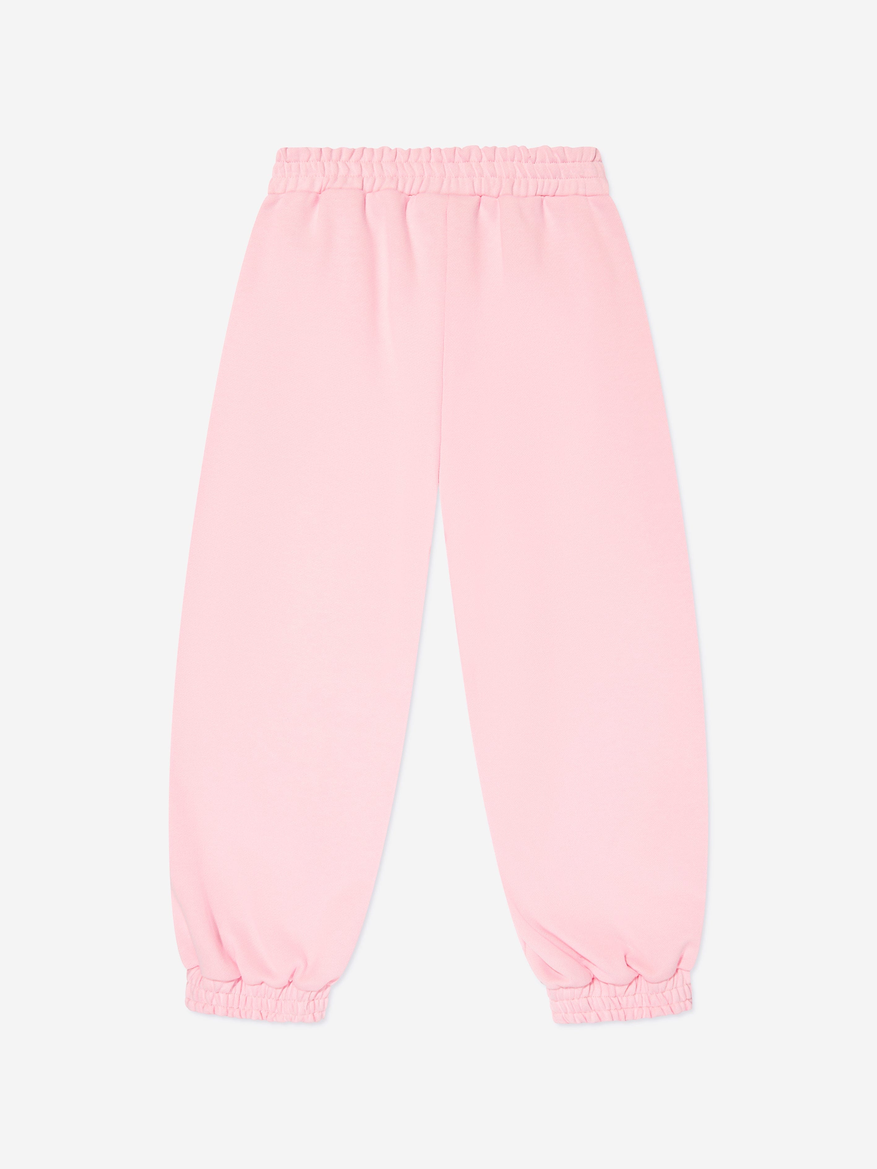 Fendi Girls Logo Joggers in Pink For Nice For Sale