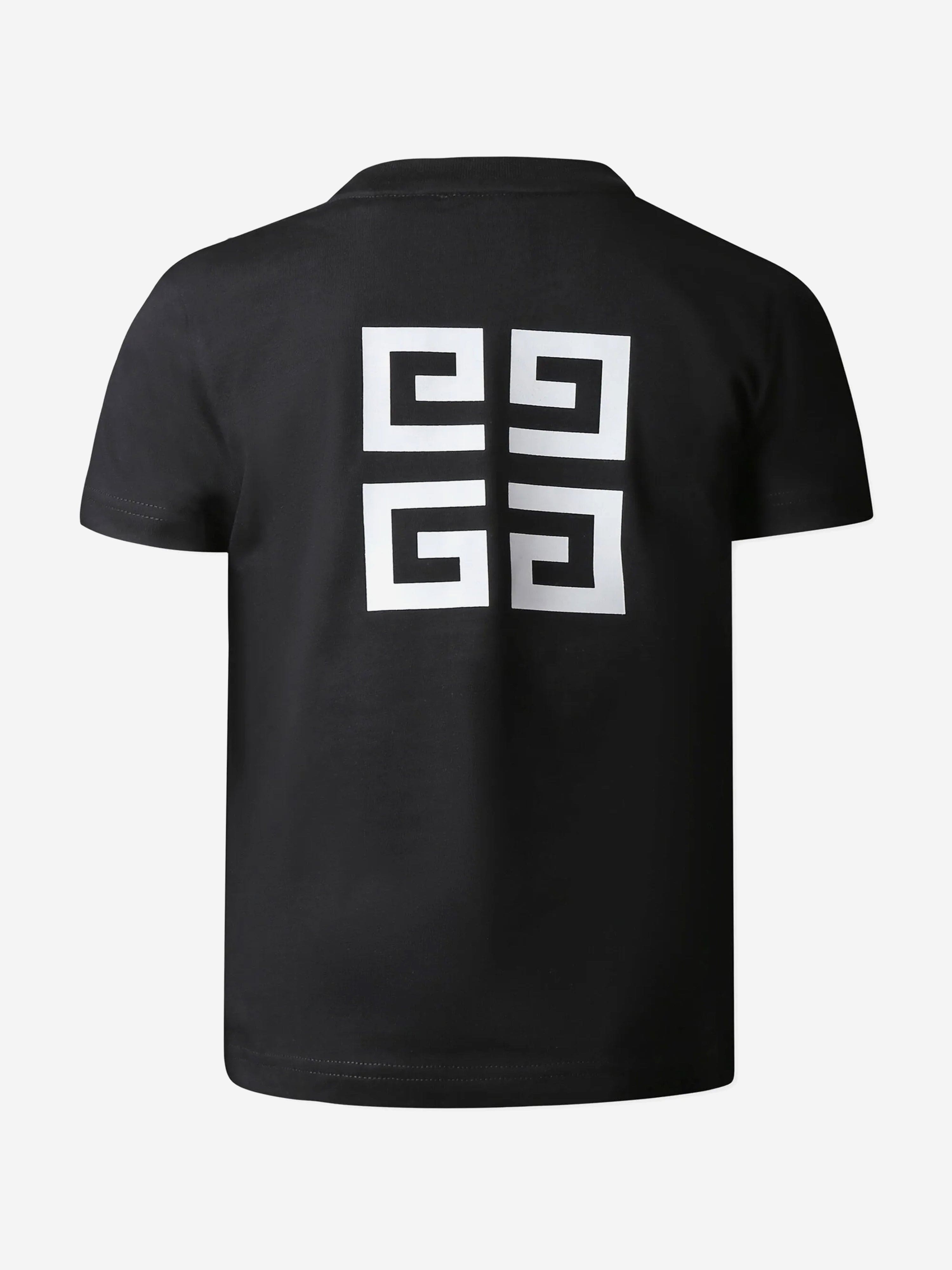 Kids Logo Print T-Shirt in Black Reliable