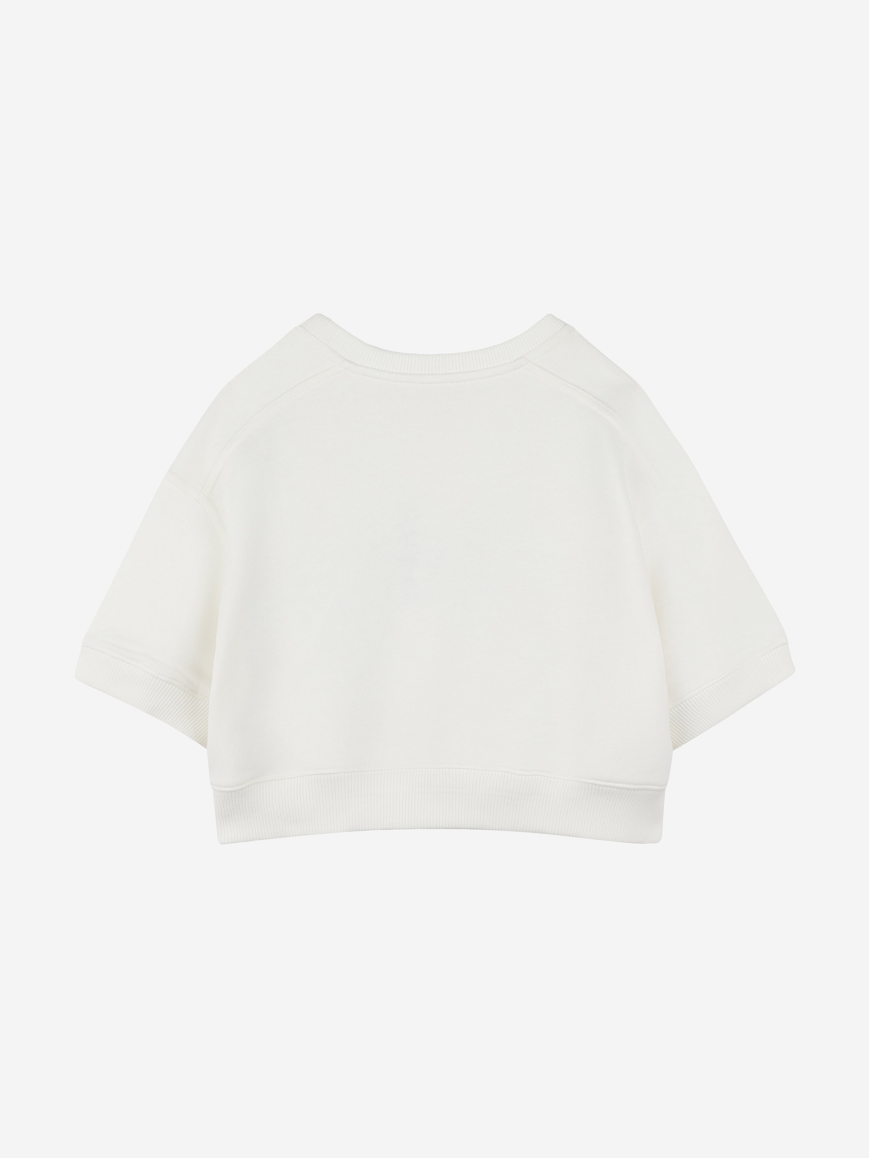 Chlo¨¦ Girls Logo Sweatshirt in Ivory Cheap Sale With Mastercard